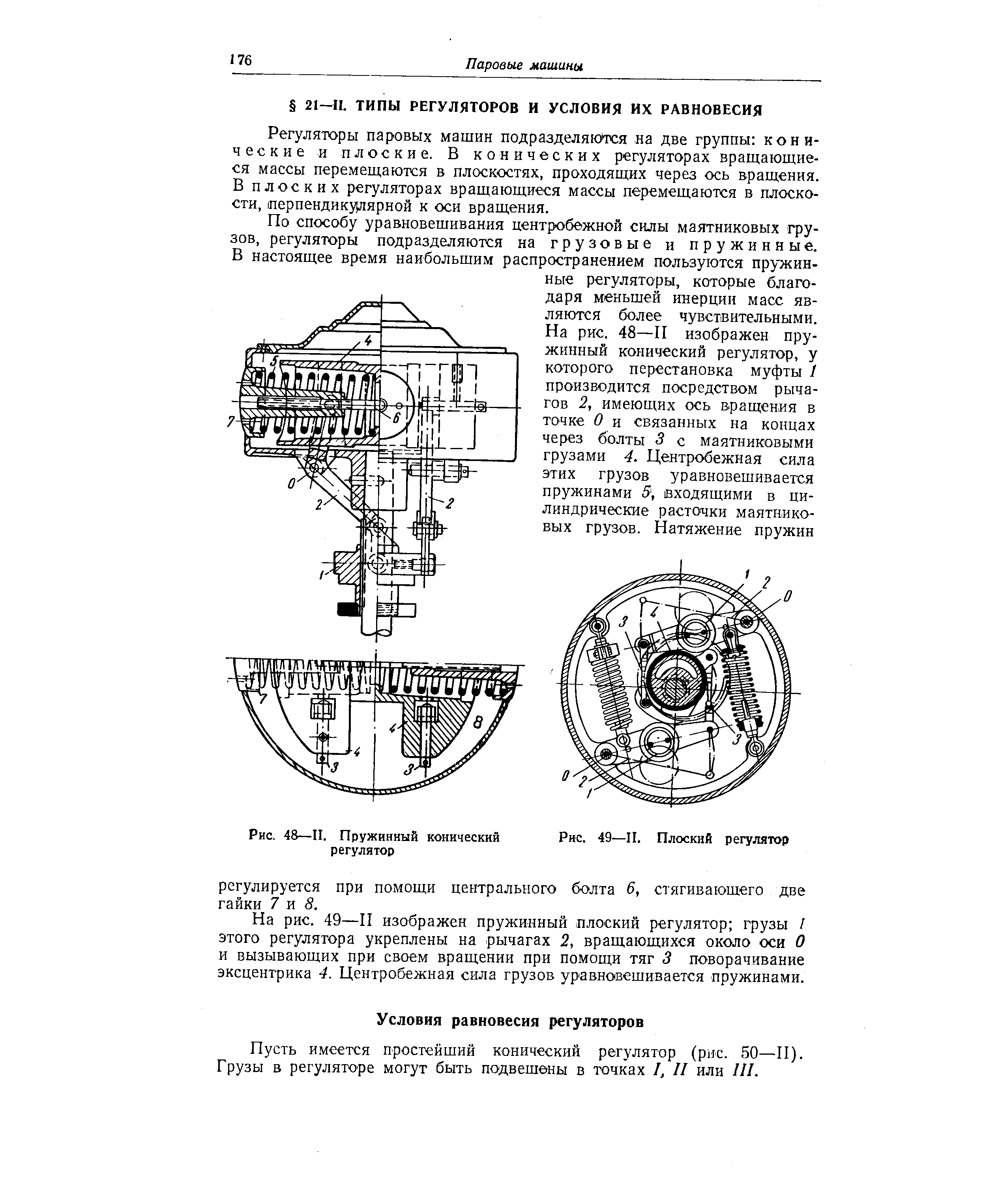 Рис. 48—II. Пружинный конический регулятор
