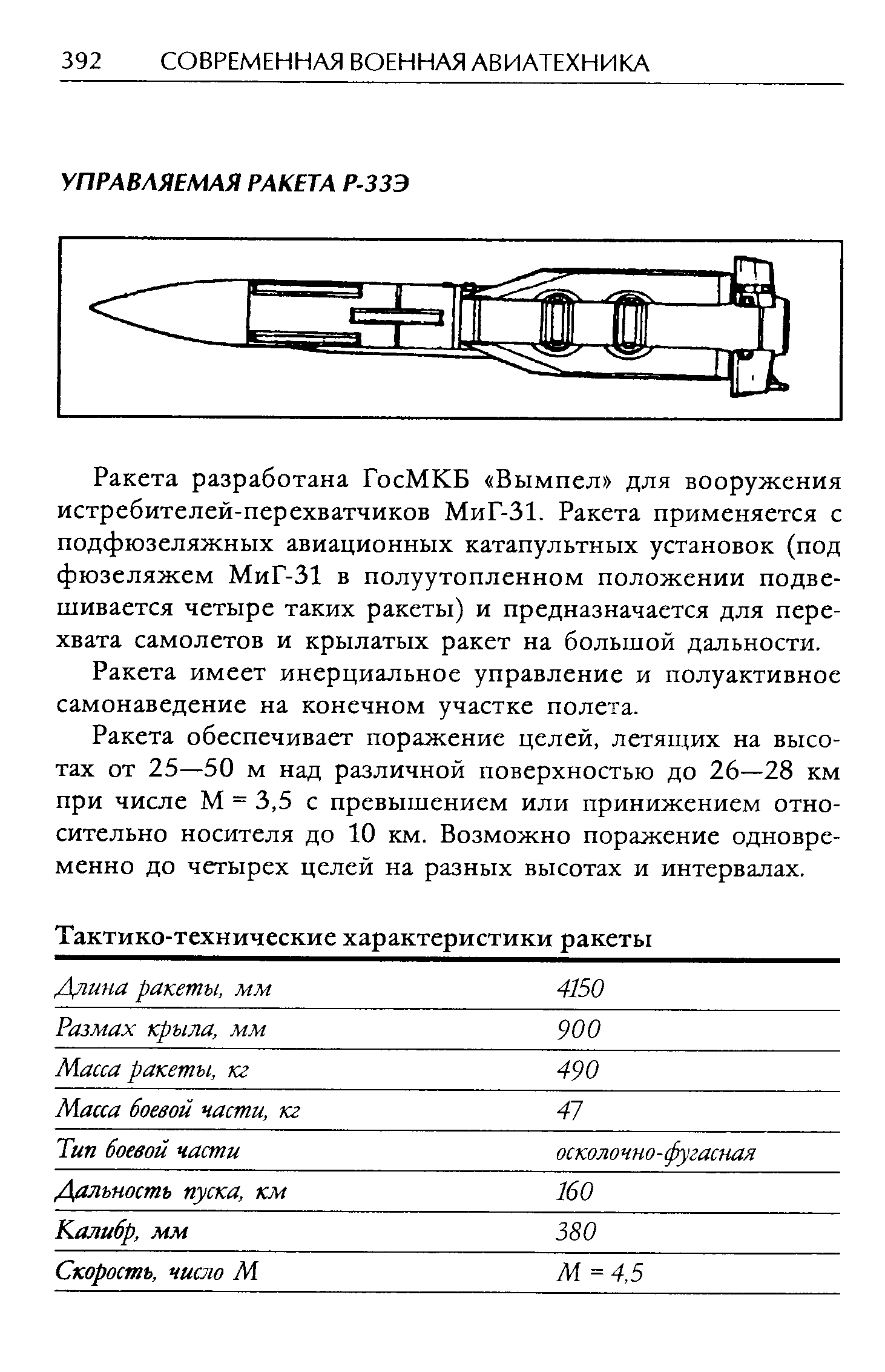 Ракета разработана ГосМКБ Вымпел для вооружения истребителей-перехватчиков МиГ-31. Ракета применяется с подфюзеляжных авиационных катапультных установок (под фюзеляжем МиГ-31 в полуутопленном положении подвешивается четыре таких ракеты) и предназначается для перехвата самолетов и крылатых ракет на большой дальности.
