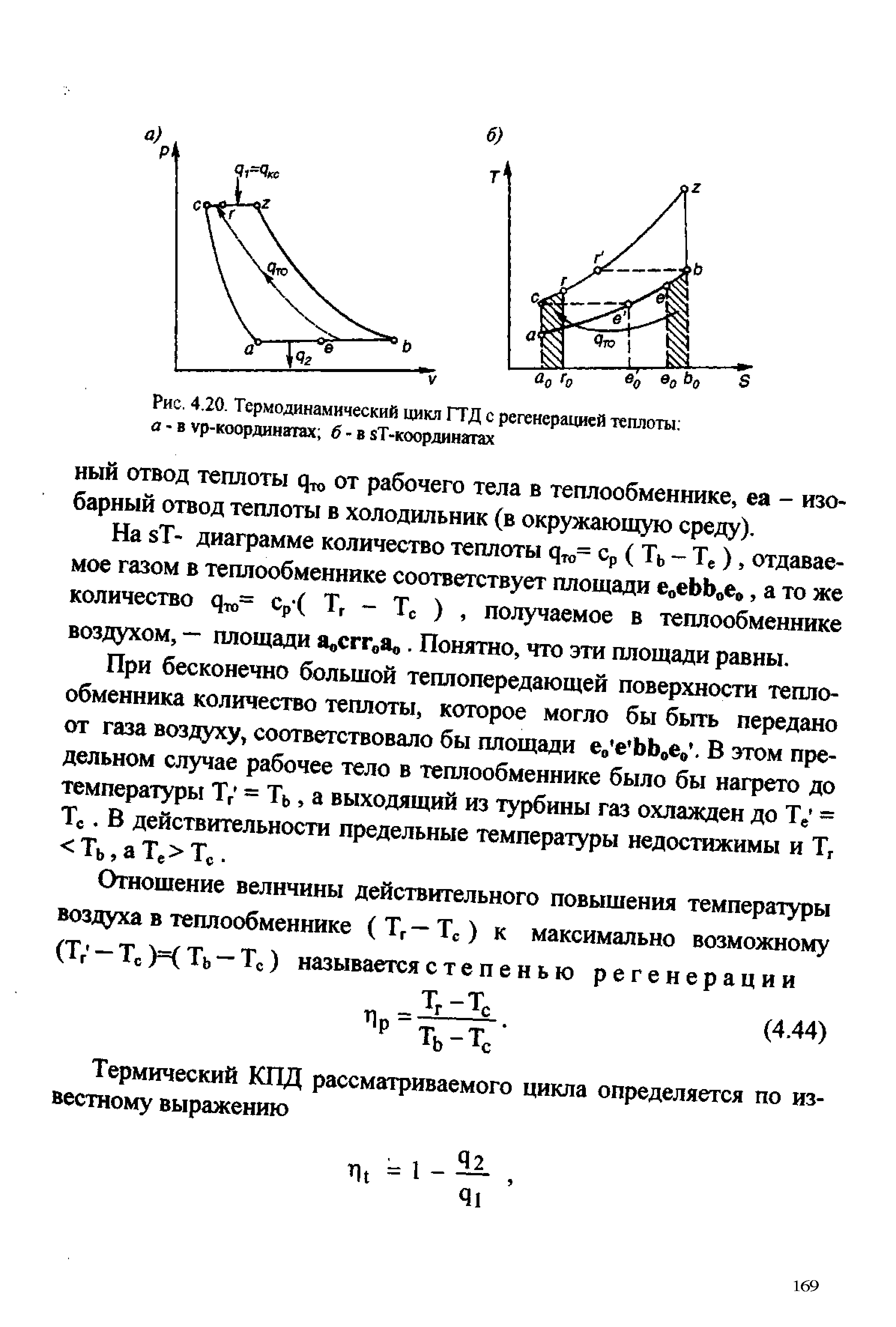 НЫЙ отвод теплоты от рабочего тела в теплообменнике, еа - изобарный отвод теплоты в холодильник (в окружающую среду).
