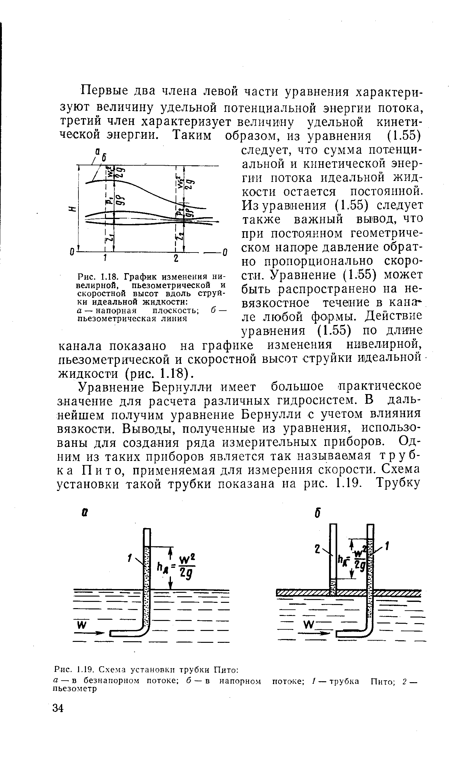 Струйки идеальной жидкости. Схема установки пьезометрической трубки. График идеальной жидкости пьезометрическая линия. Крепление трубки Пито и пьезометрической трубки. Линия пьезометрическая и полной Удельной энергии.