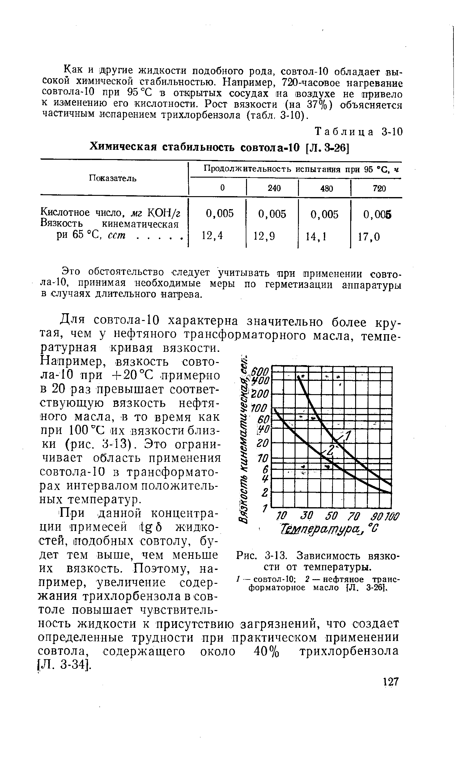 Таблица 3-10 <a href="/info/334588">Химическая стабильность</a> совтола-10 [Л. 3-26]
