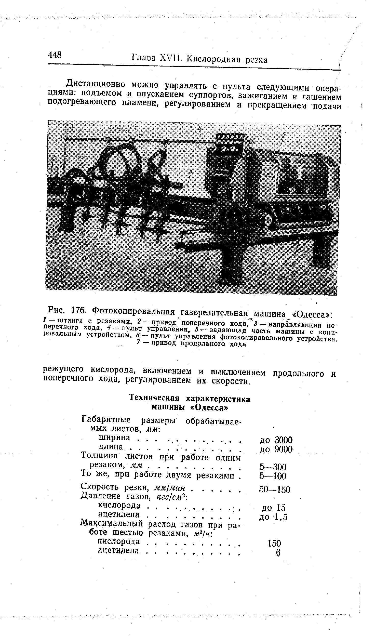 Рис. 176. Фотокопировальная газорезательная машина Одесса 
