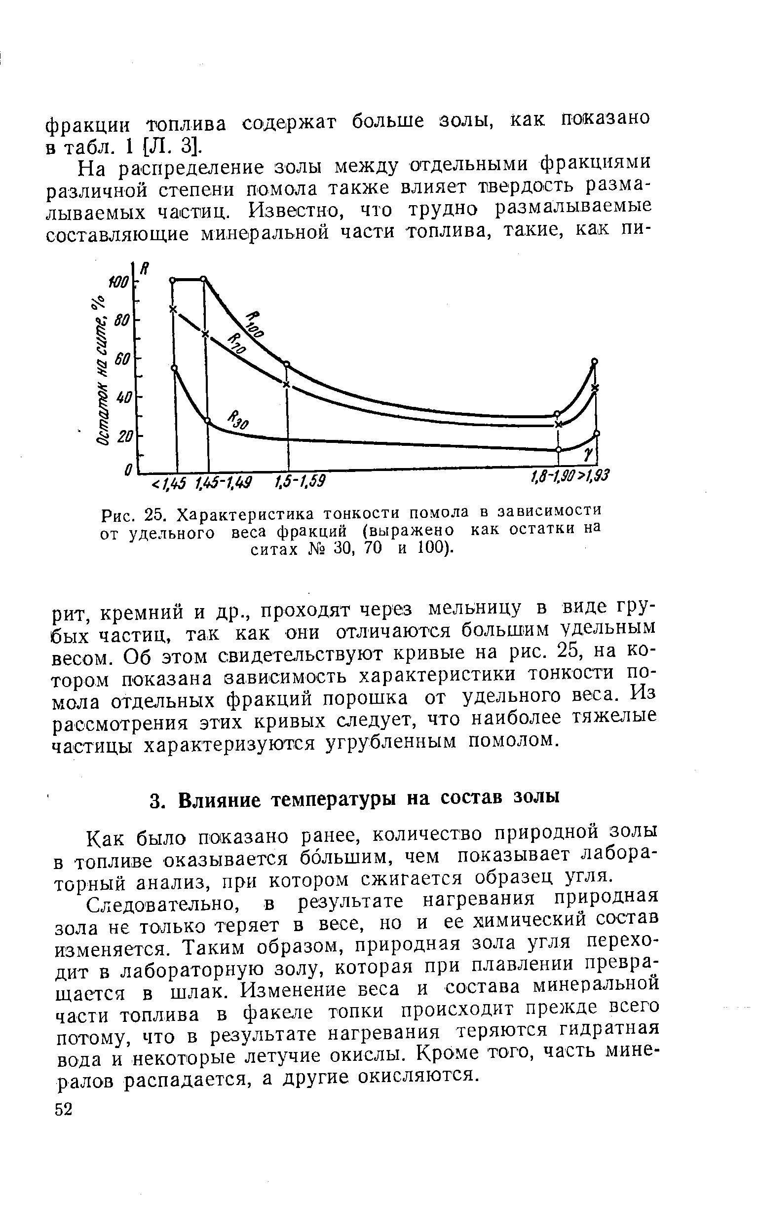 Как было показано ранее, количество природной золы в топливе оказывается большим, чем показывает лабораторный анализ, при котором сжигается образец угля.
