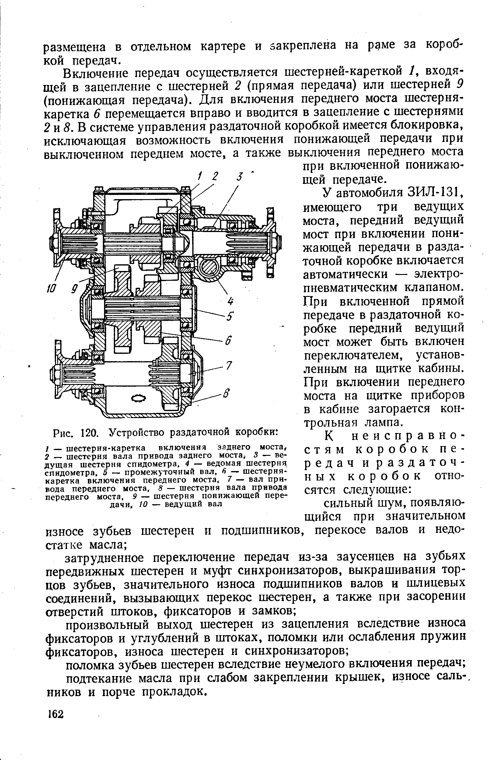 Передний мост зил 131 устройство схема и описание