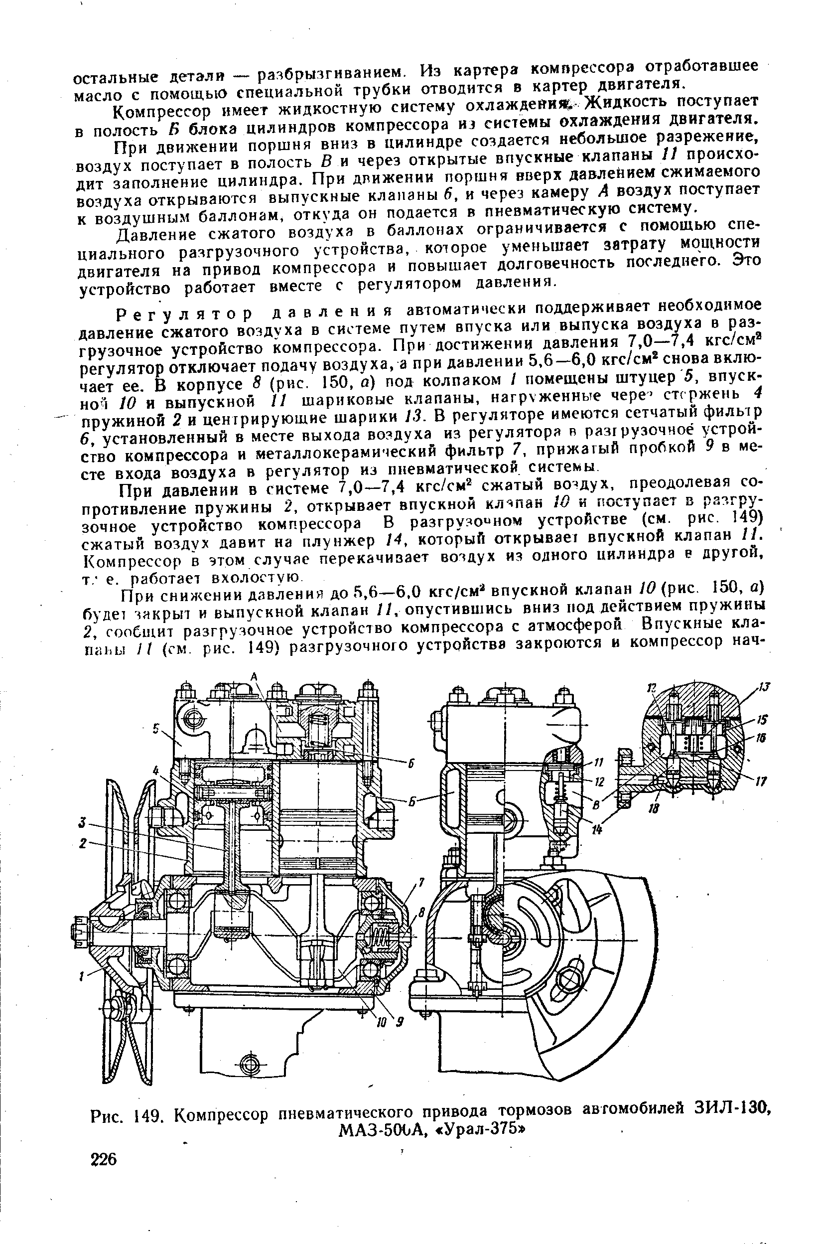 Схема компрессора зил 130