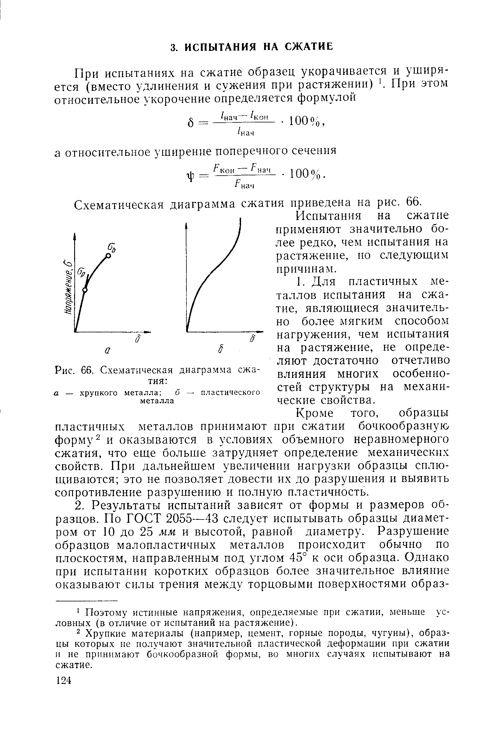 Схематическая диаграмма сжатия приведена на рис. 66.
