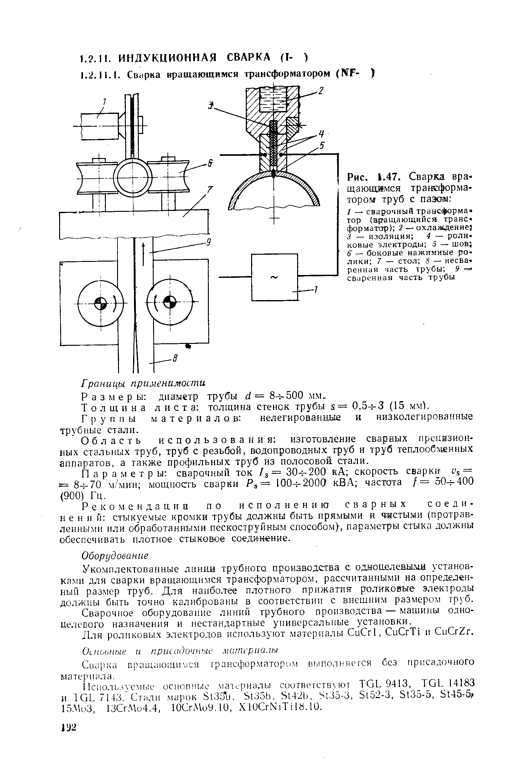 Размеры диаметр трубы ё = 8- 500 мм.
