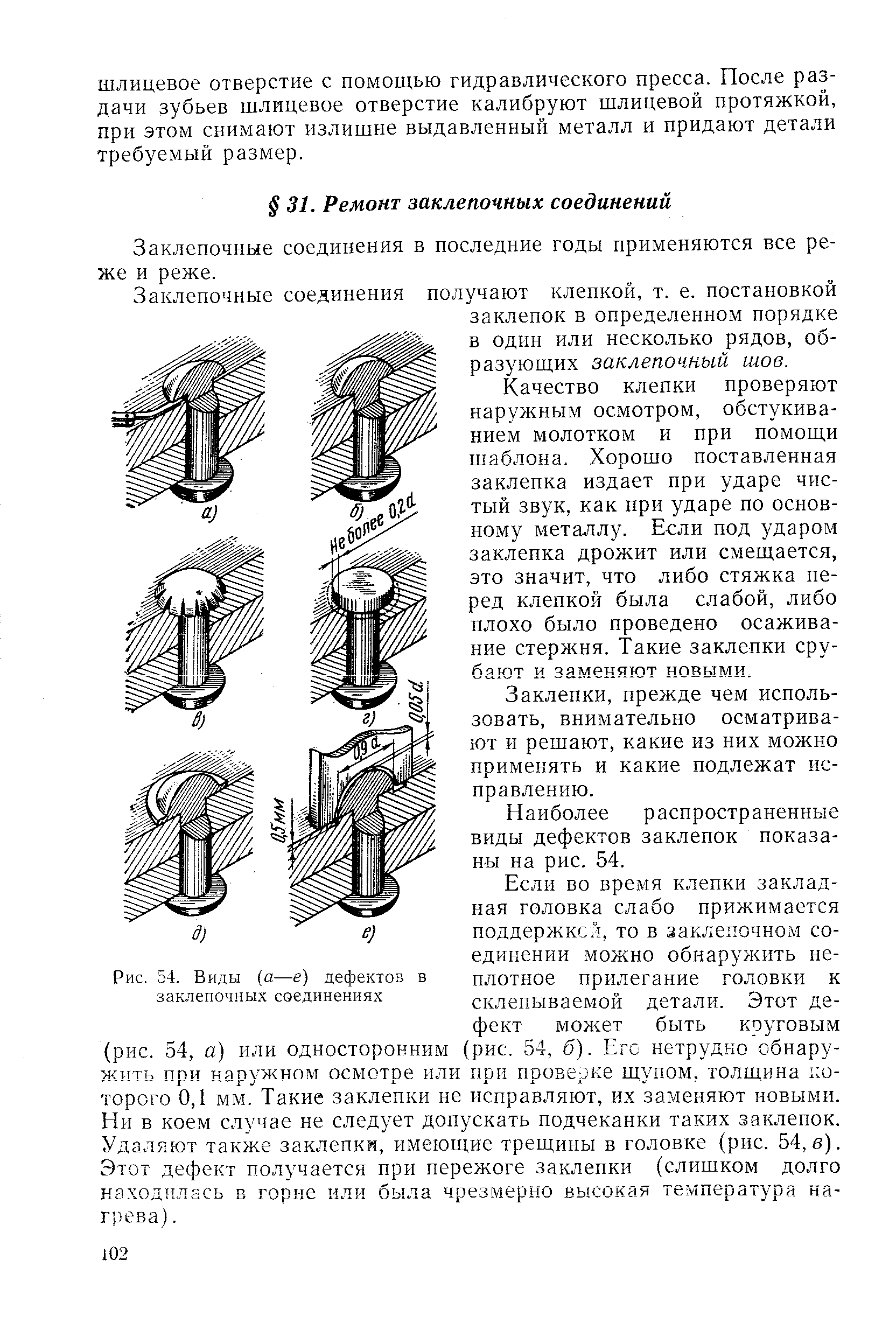 Заклепочные соединения в последние годы применяются все реже и реже.
