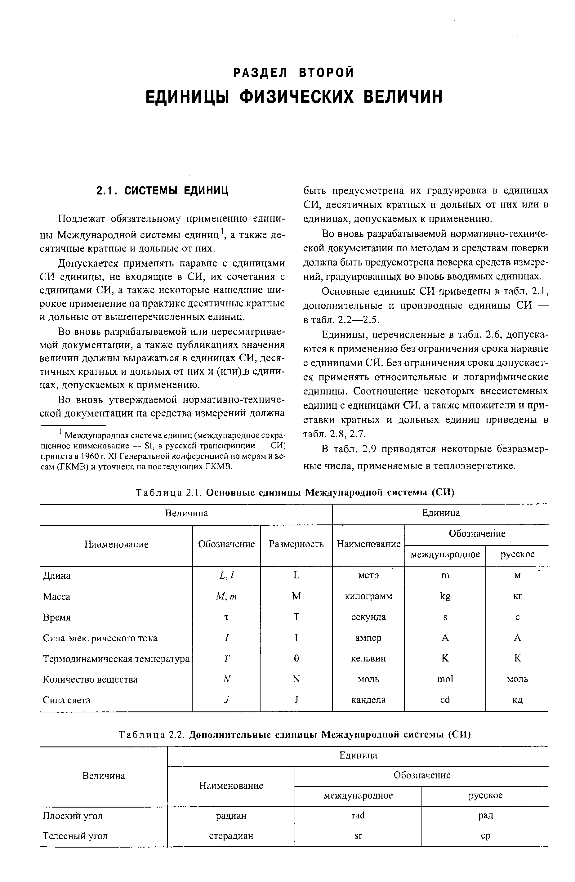 Дополнительные единицы. Относительные и логарифмические единицы си. В РФ допускается к применению единицы величин.