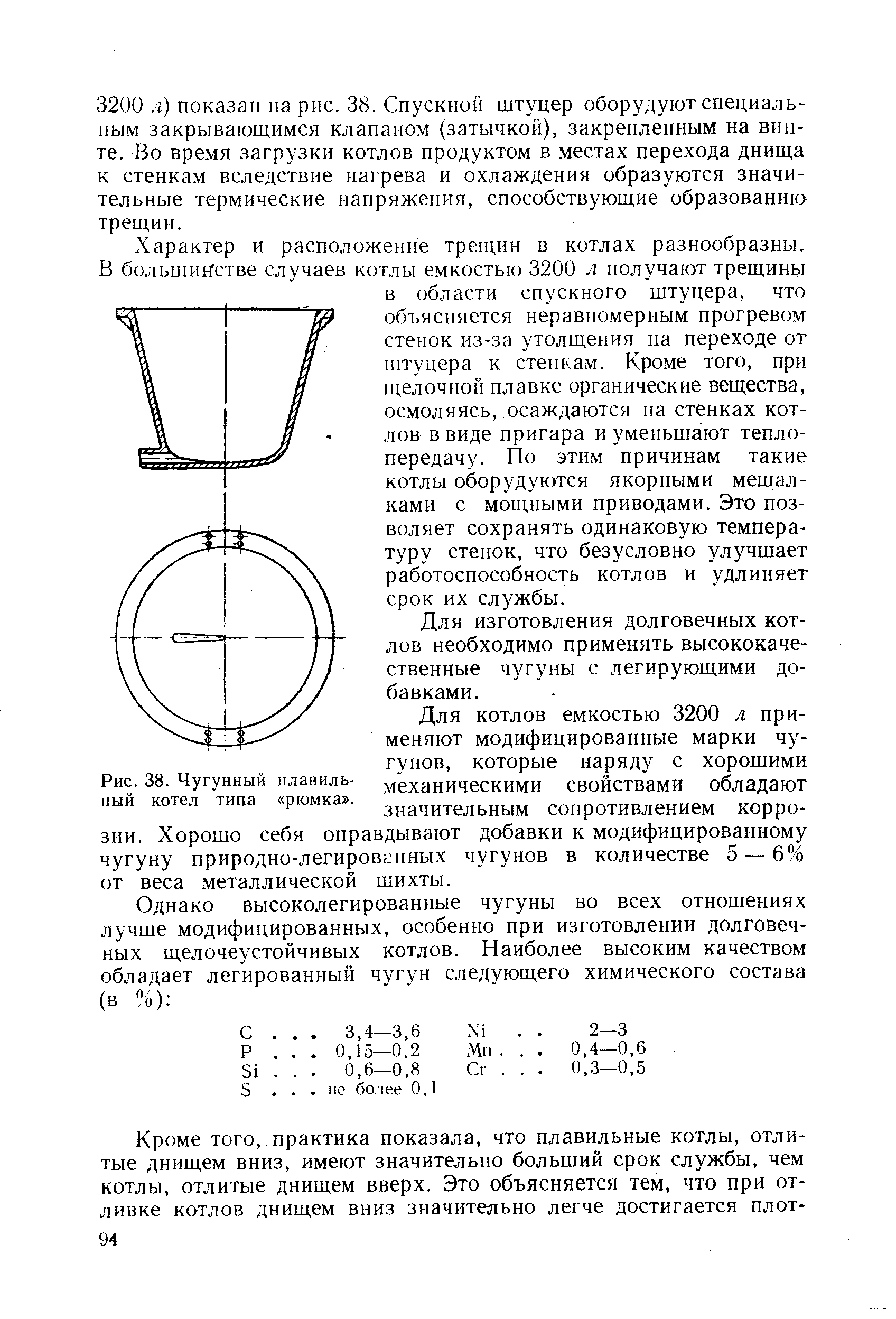 Для изготовления долговечных котлов необходимо применять высококачественные чугуны с легирующими добавками.
