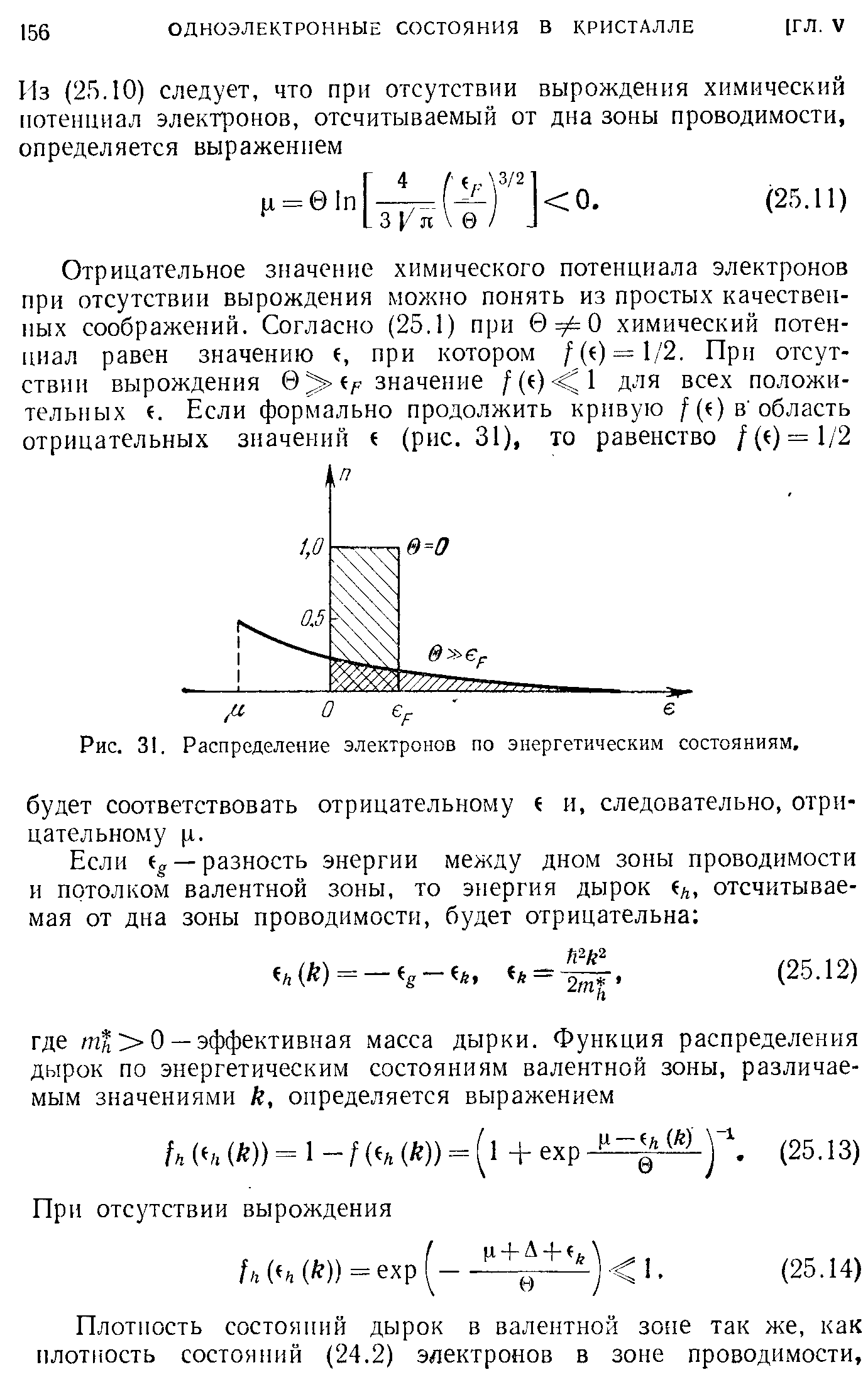 Рис. 3 , <a href="/info/389143">Распределение электронов</a> по энергетическим состояниям.

