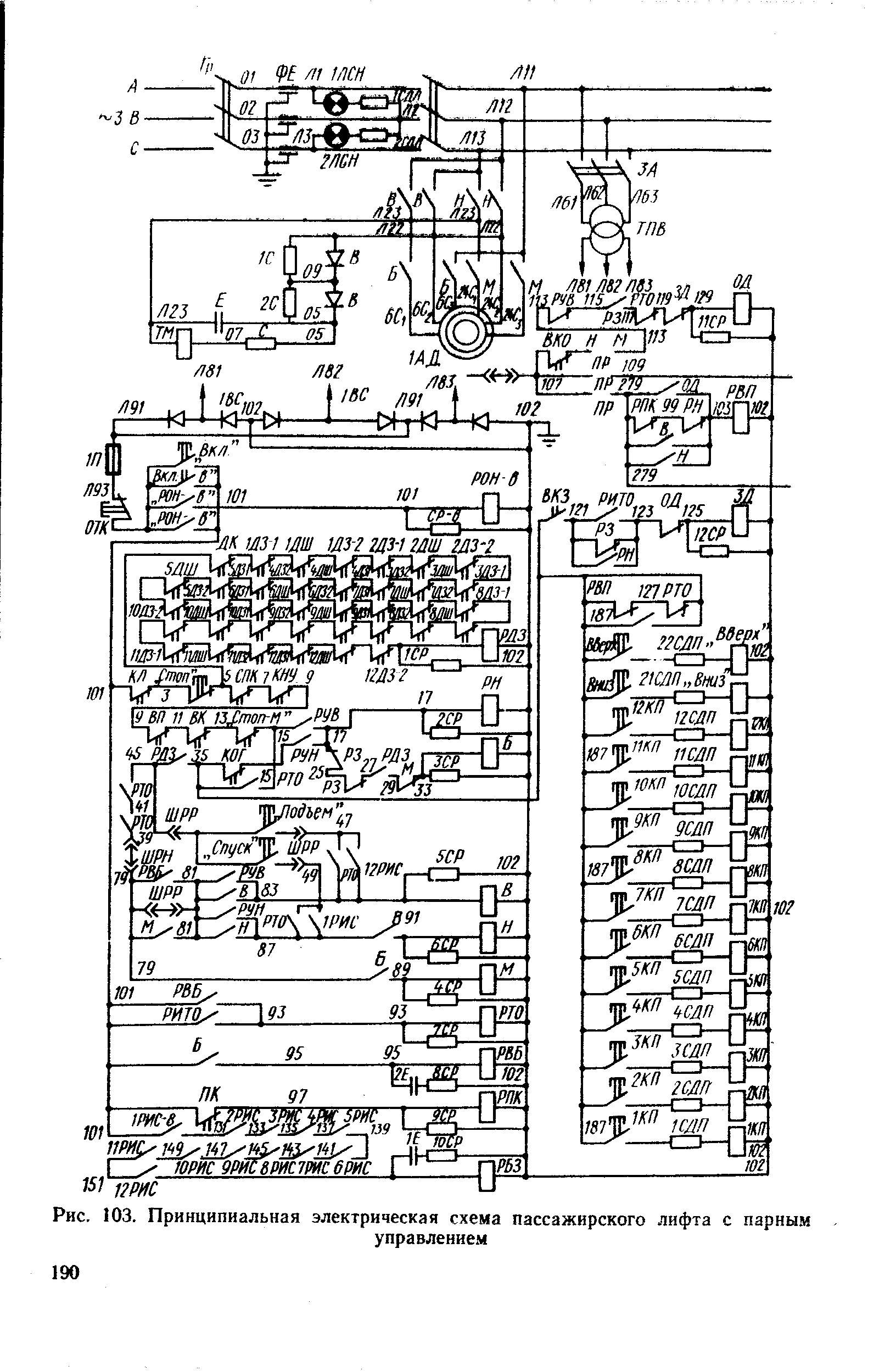 Принципиальная схема Самаркандского лифта