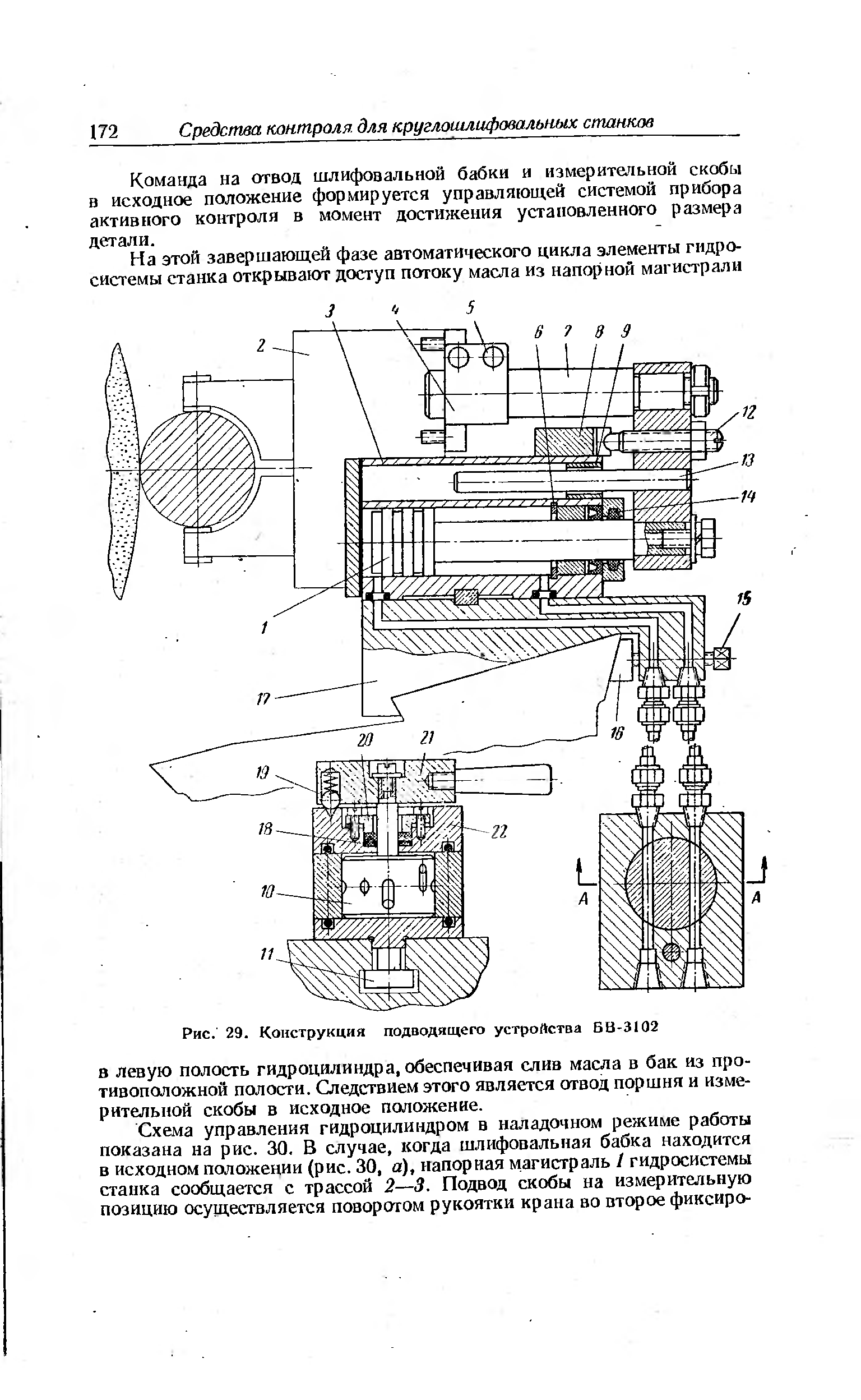 Рис. 29. Конструкция подводящего устройства БВ-3102
