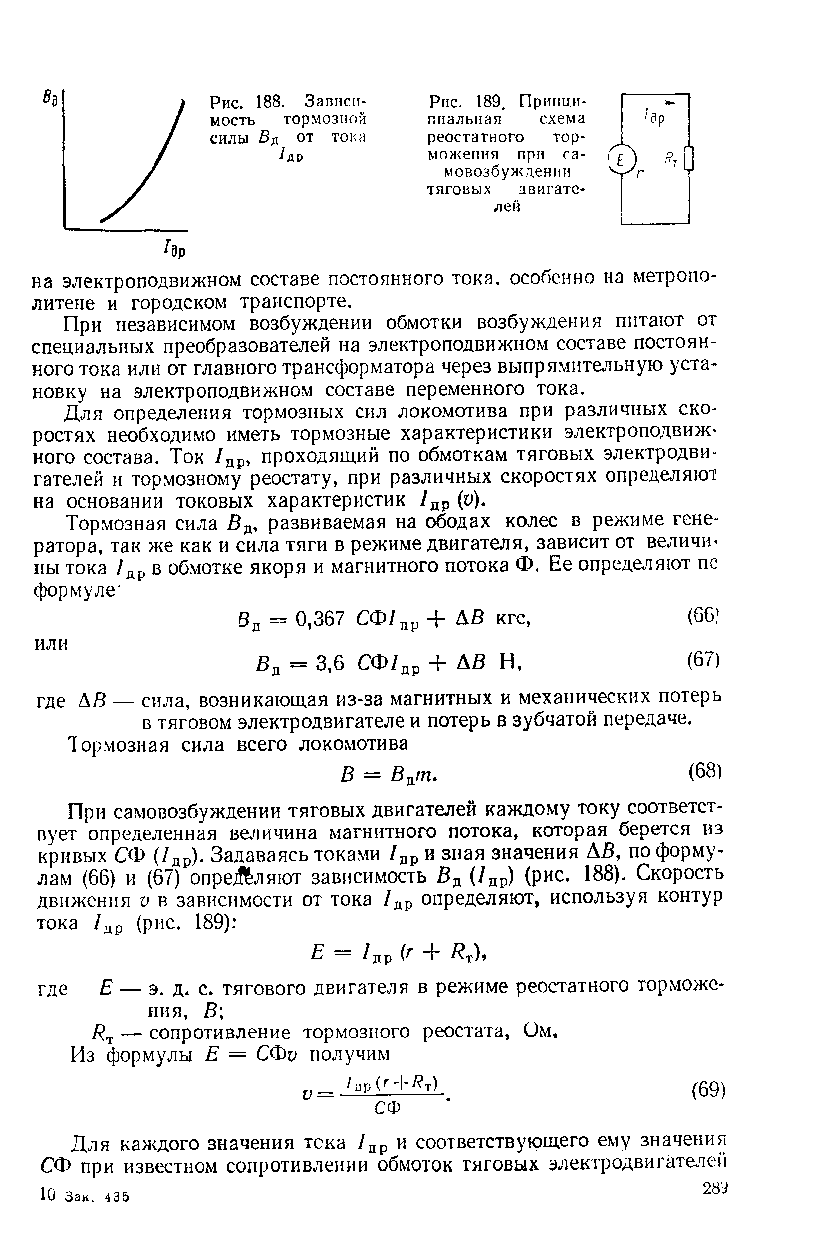 Схема запредельного торможения