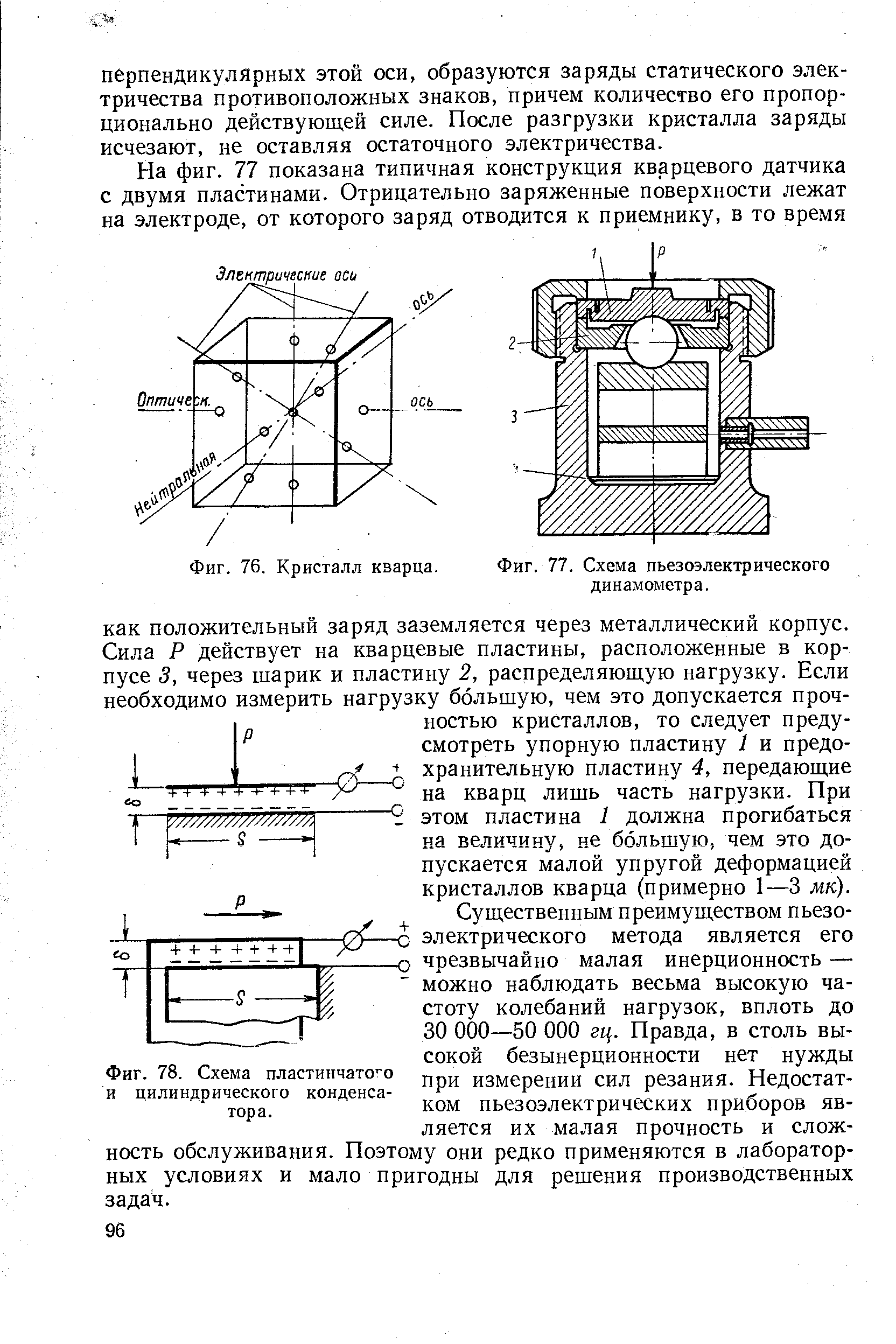 Фиг. 78. Схема пластинчато о и цилиндрического конденсатора.
