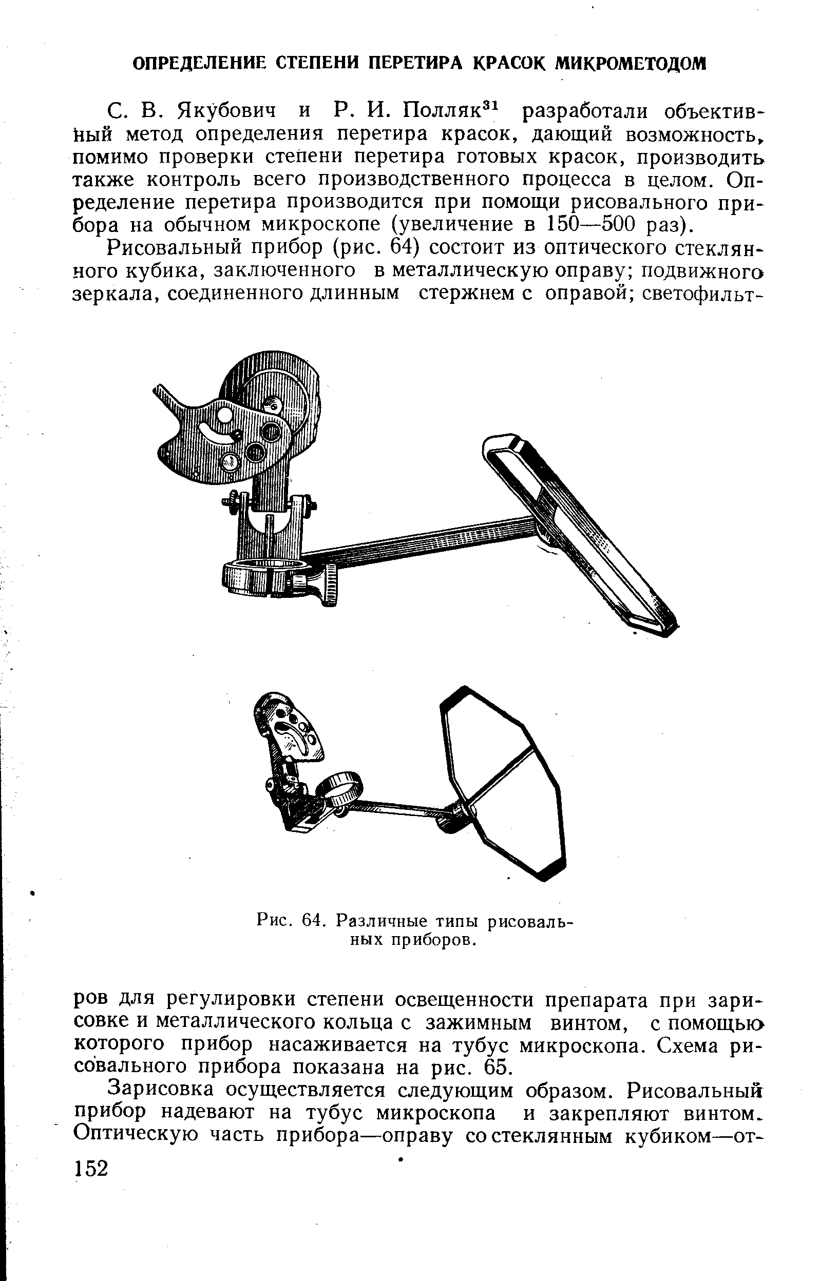 Рис. 64. Различные типы рисовальных приборов.
