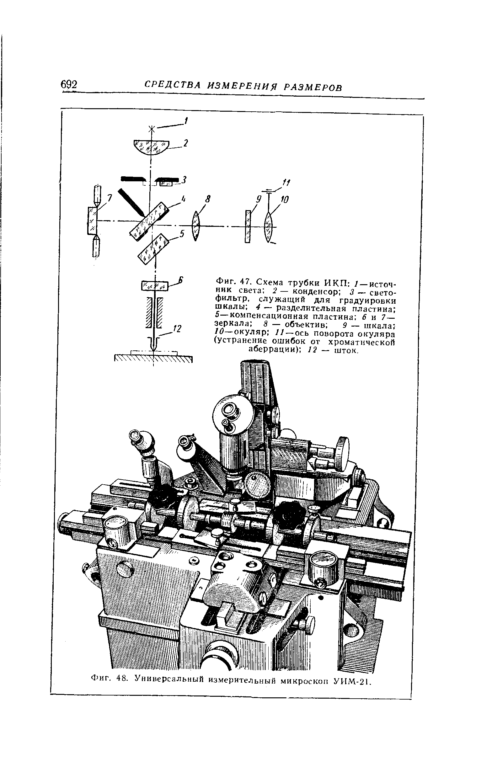 Фиг. 48. Универсальный измерительный микроскоп УИМ-21.
