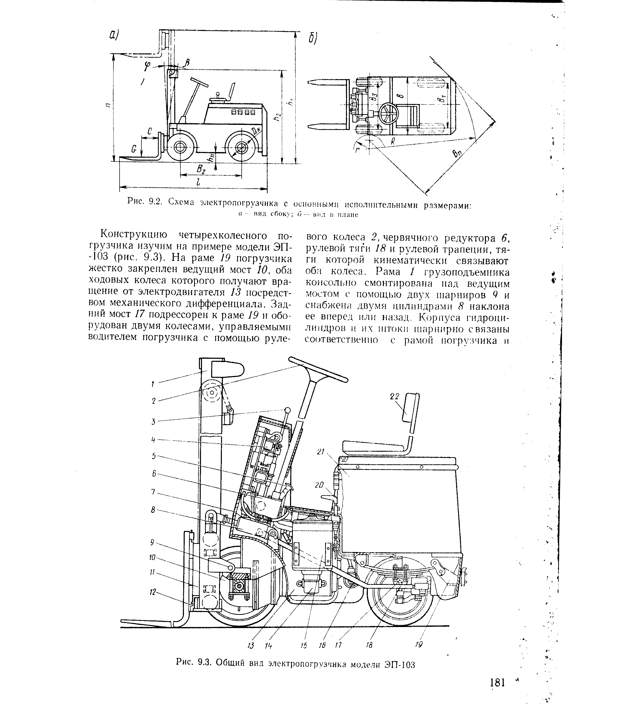 Электропогрузчик схема электрическая