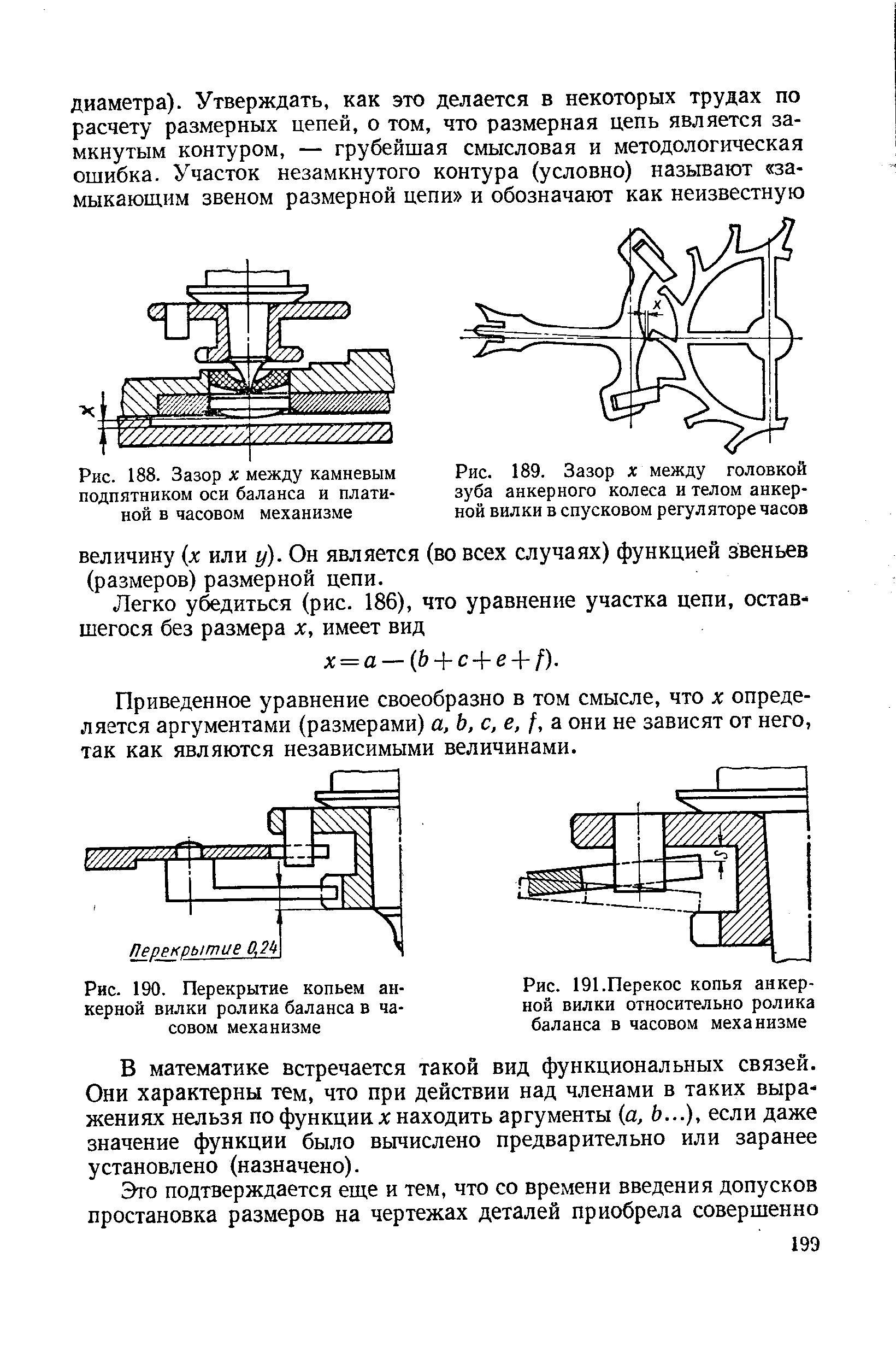 Анкерная вилка и баланс схема