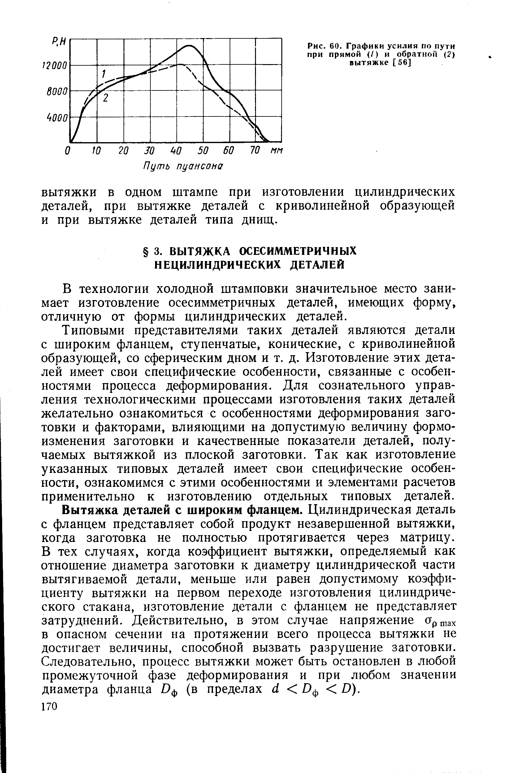 В технологии холодной штамповки значительное место занимает изготовление осесимметричных деталей, имеющих форму, отличную от формы цилиндрических деталей.
