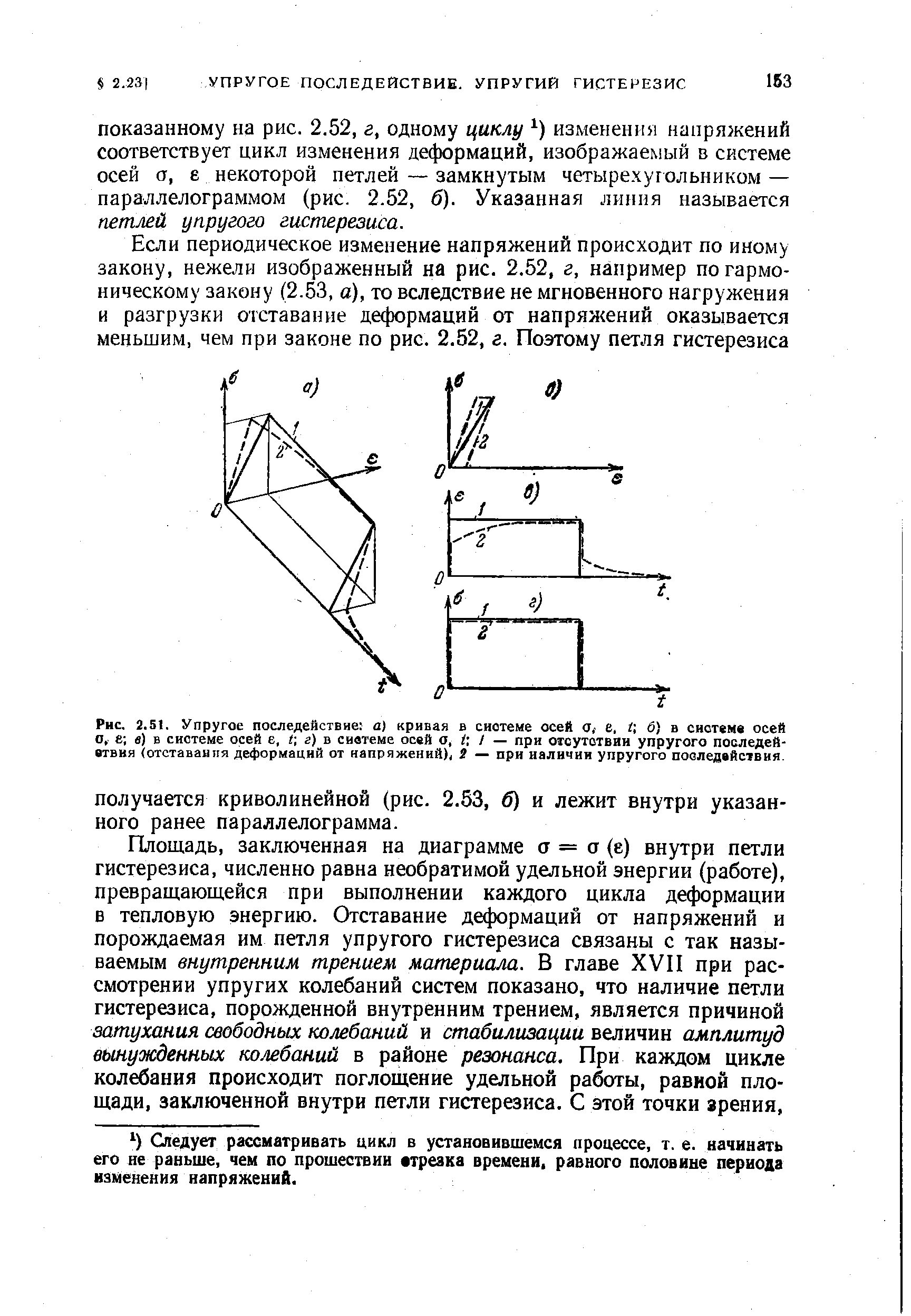 Следует рассматривать цикл в установившемся процессе, т. е. начинать его не раньше, чем по прошествии втрезка времени, равного половине периода изменения напряжений.
