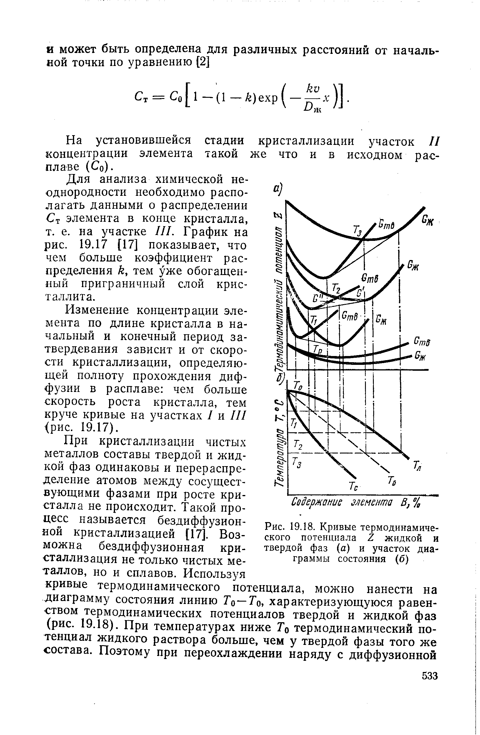 Диаграмма равновесия твердой жидкой и газовой фазы