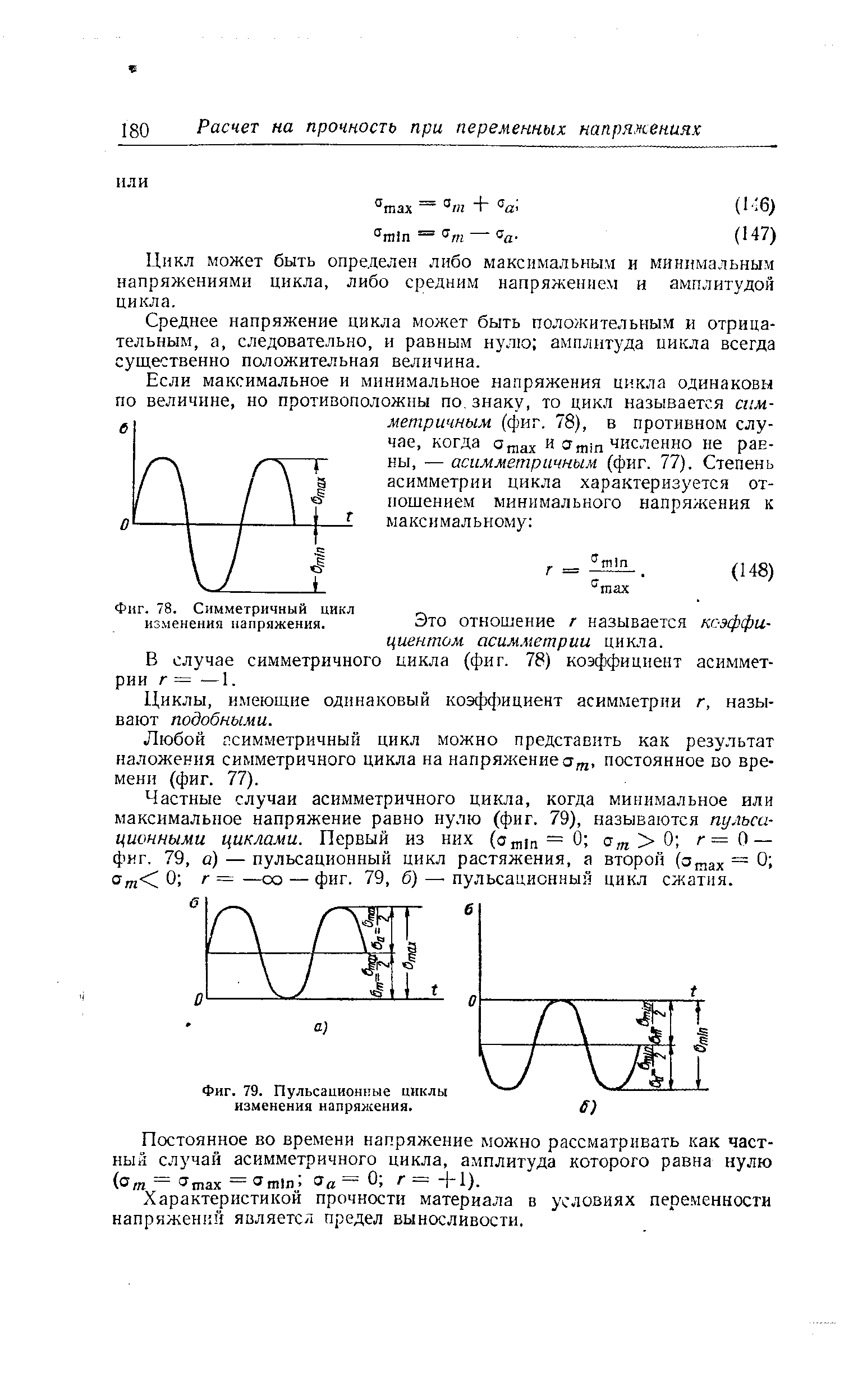 Максимальное напряжение цикла