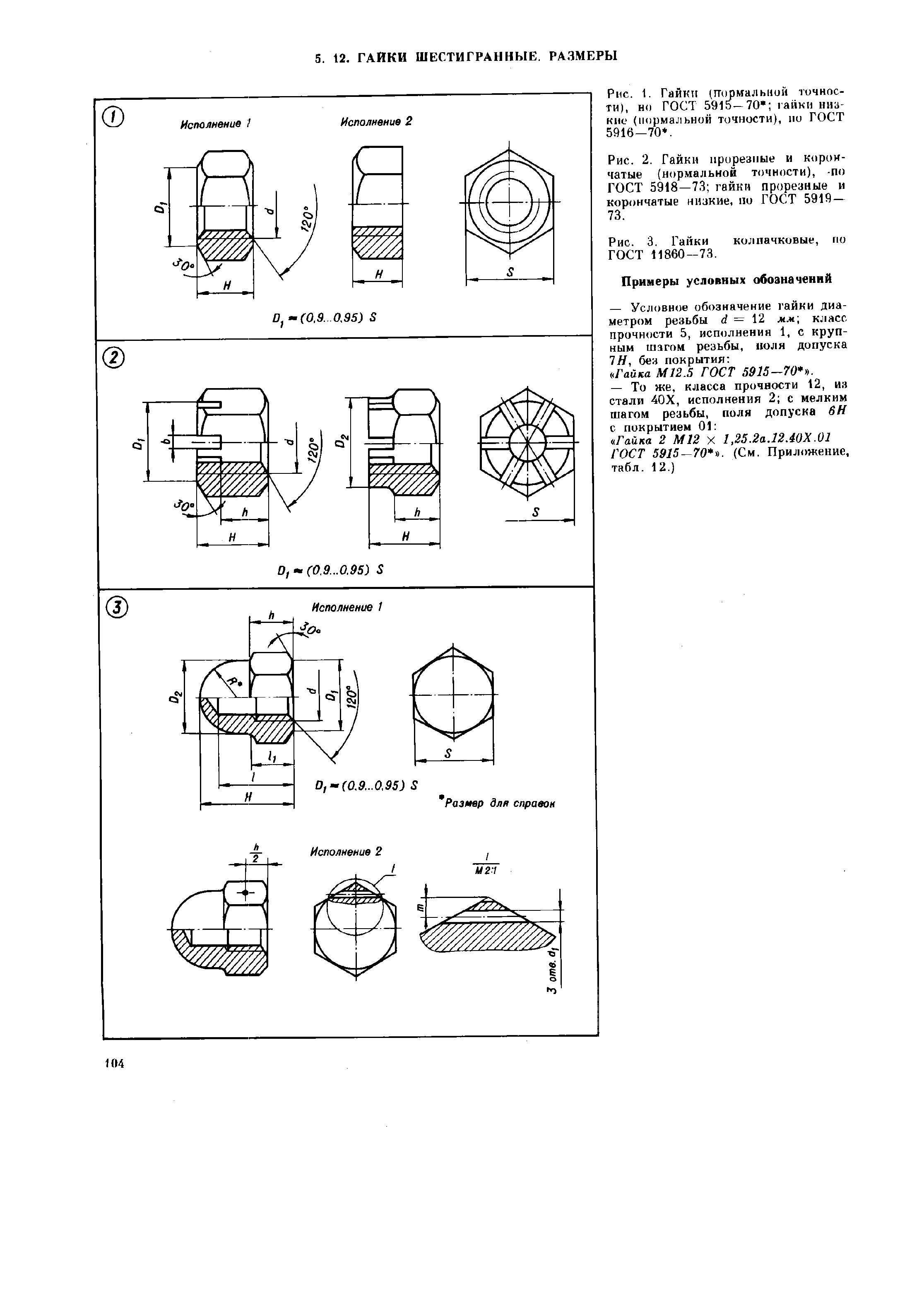 Гайка 5918 73 чертеж