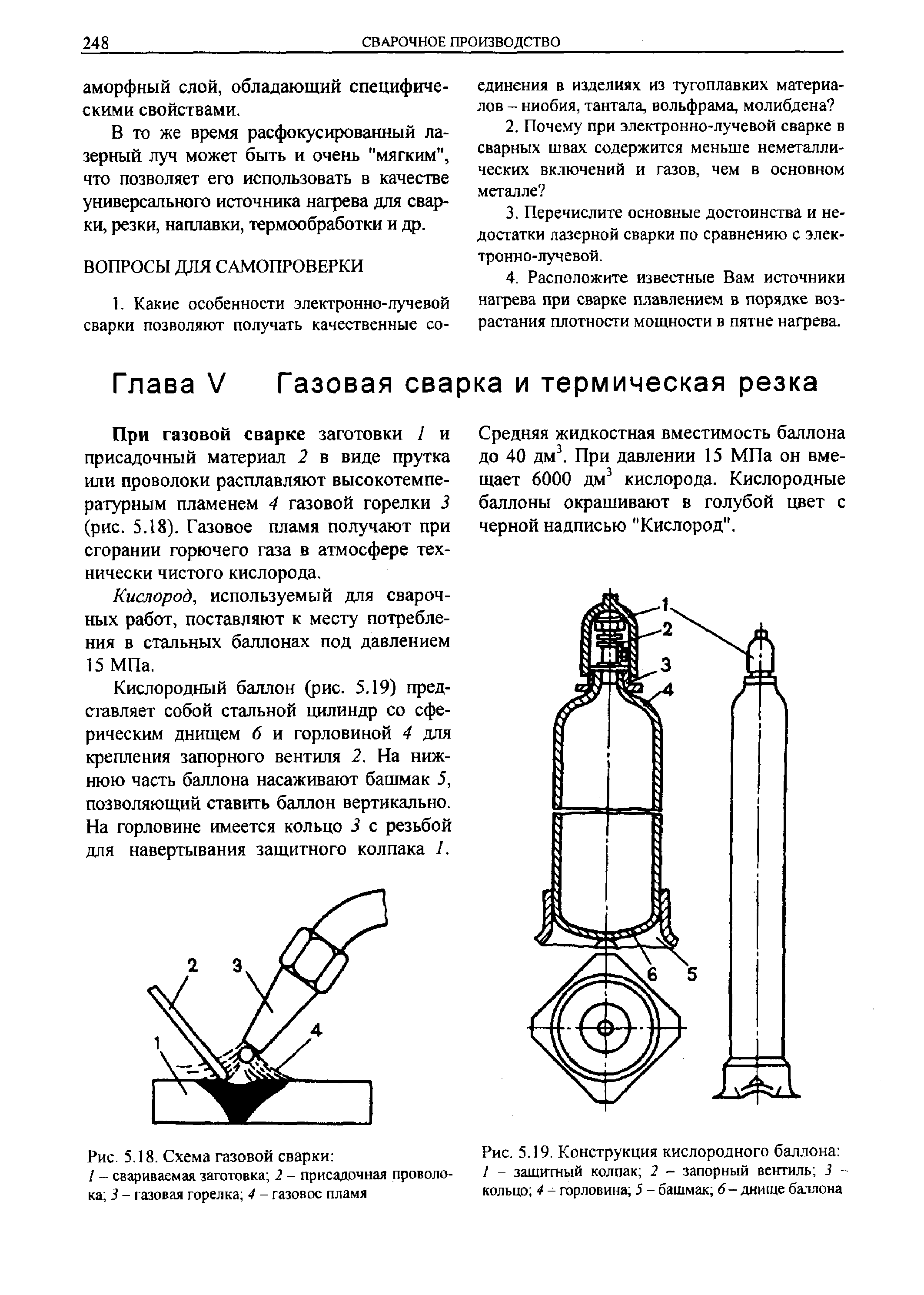 Схема газового баллона