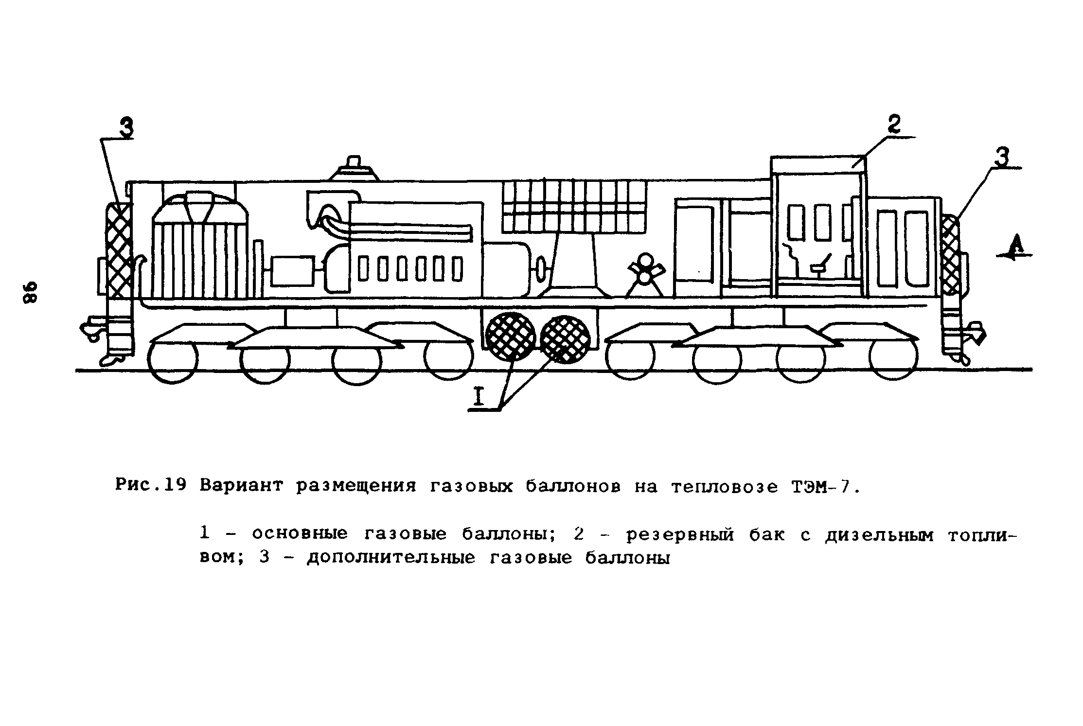 Чертеж тепловоза тэм2