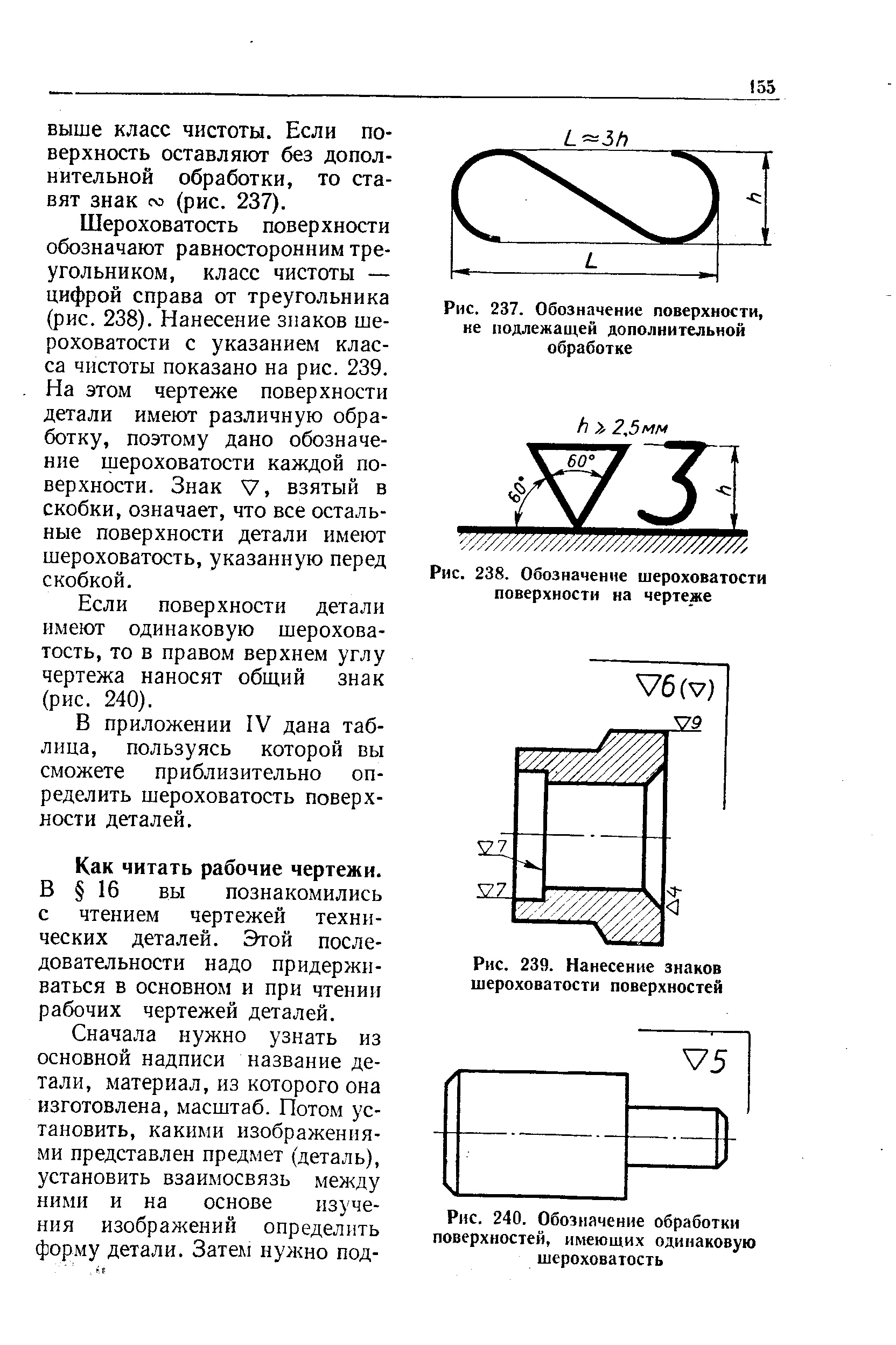 Шероховатость на чертеже iso