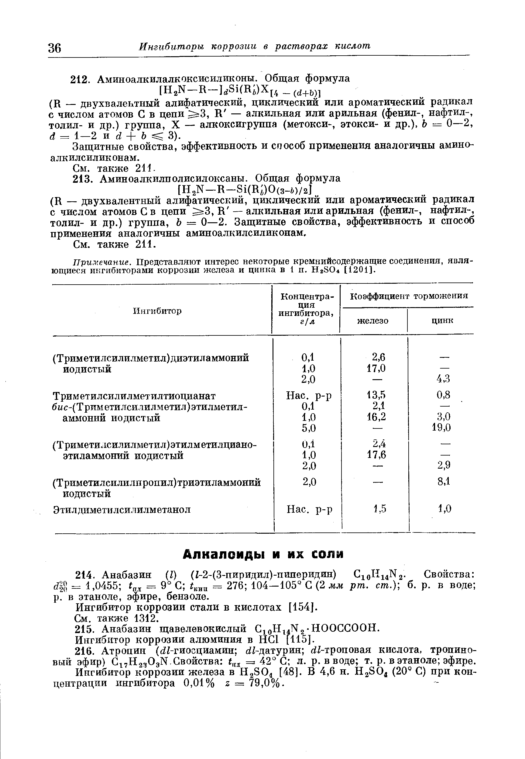 Ингибитор коррозии стали в кислотах [154].
