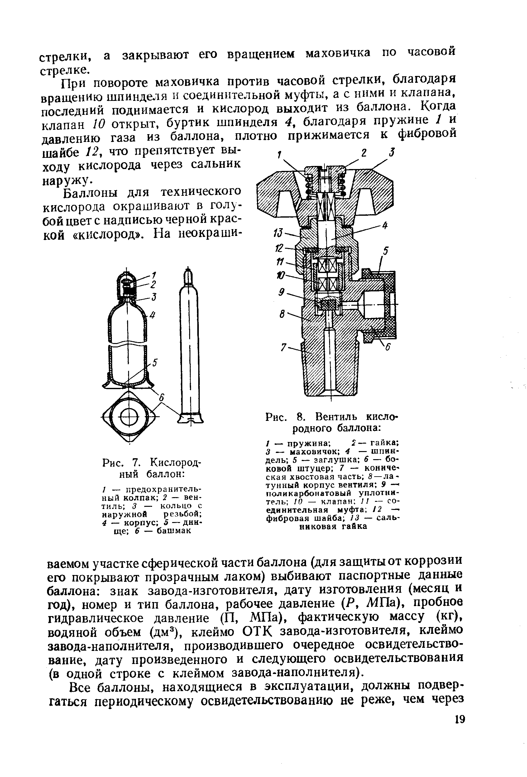 Кислородный баллон чертеж