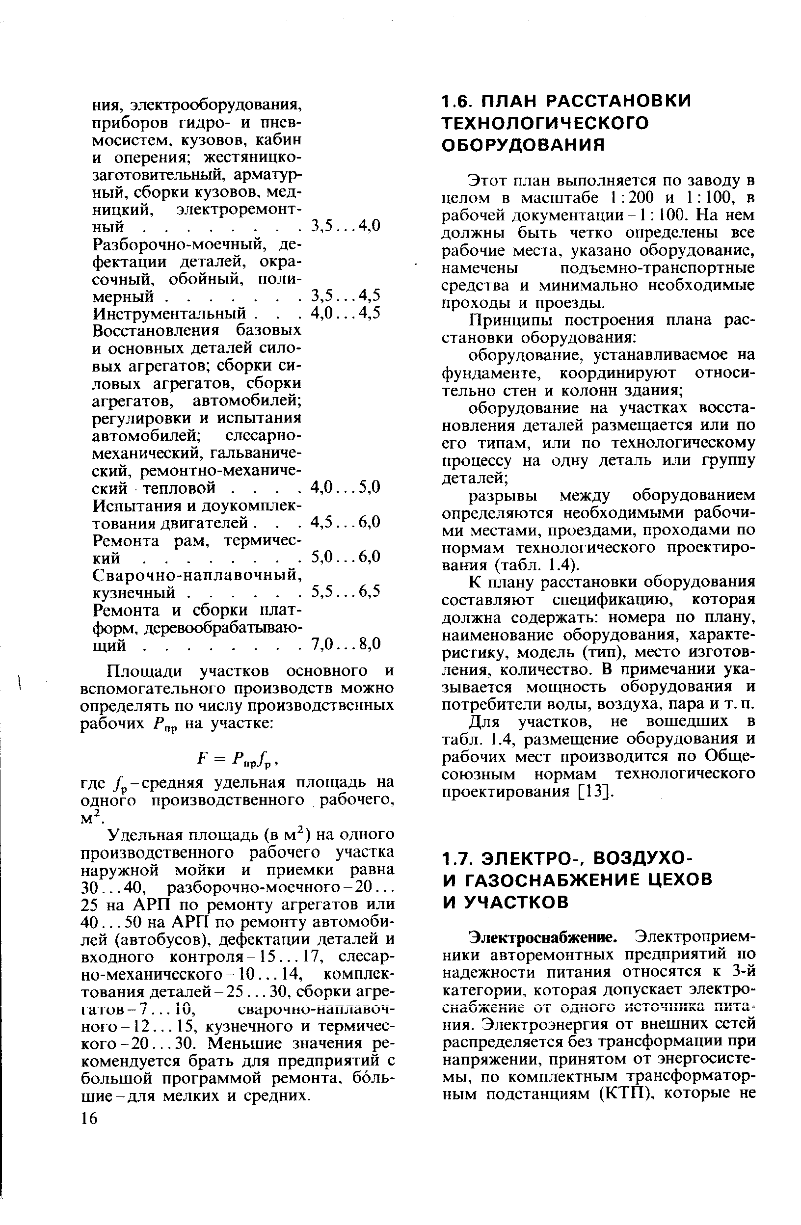 Этот план выполняется по заводу в пело.м в масштабе 1 200 и 1 100, в рабочей документации - 1 100. На нем должны быть четко определены все рабочие места, указано оборудование, намечены подъемно-транспортные средства и минимально необходимые проходы и проезды.
