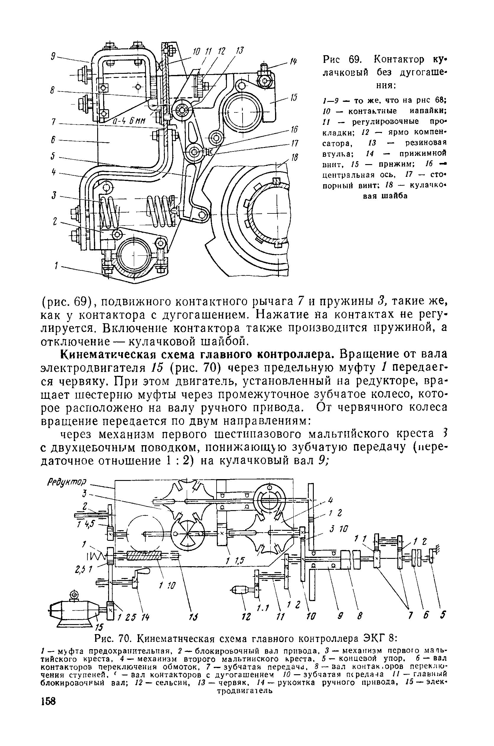 Экг 8ж кинематическая схема