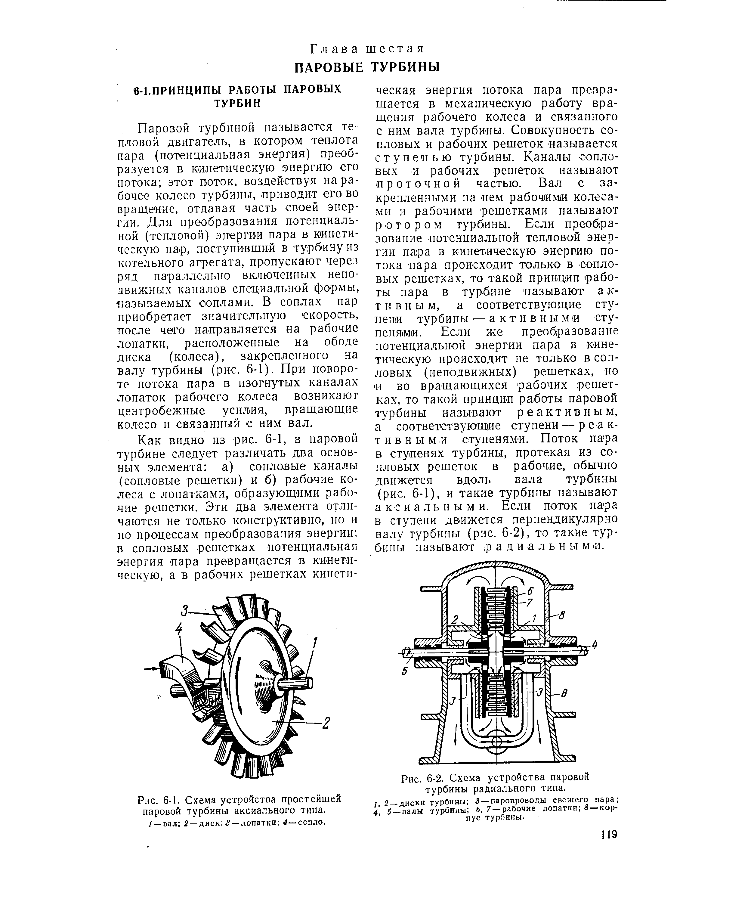 Паровая турбина принцип работы. Рабочее колесо паровой турбины. Рабочая решетка паровой турбины. Турбина паровая 4 радиальные и аксиальные. Преобразование энергии в паровой турбине.