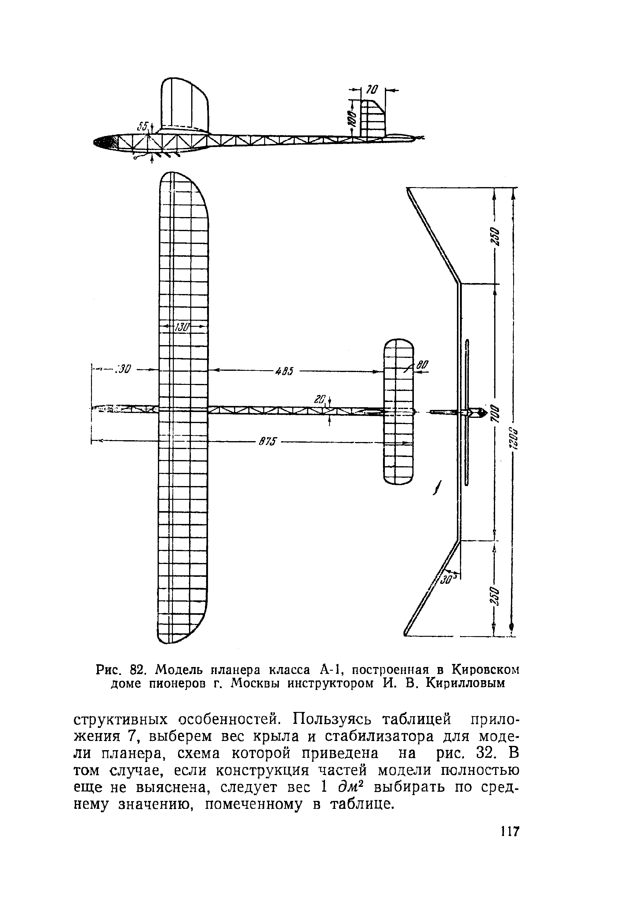 Планер f1a чертежи