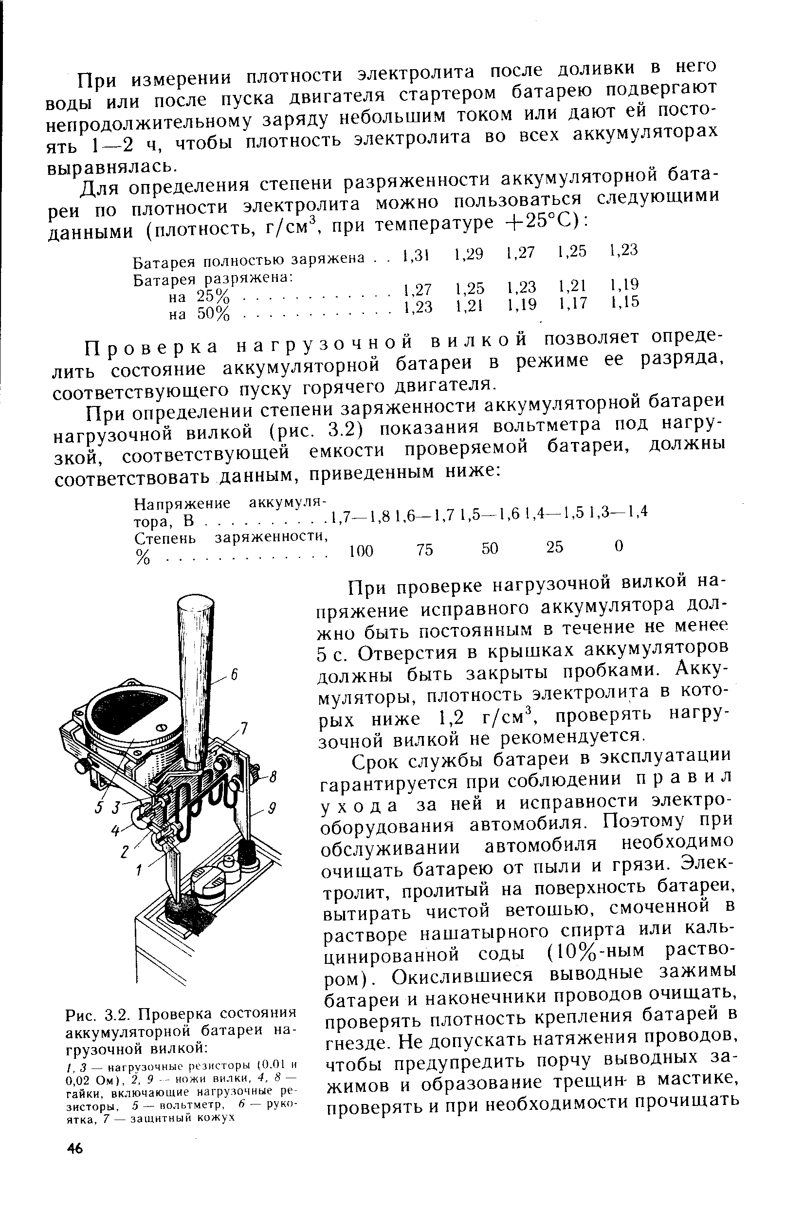Проверка нагрузочной. Проверка аккумулятора нагрузочной вилкой таблица. Устройство нагрузочной вилки для проверки аккумулятора схема. Измерения АКБ нагрузочной вилкой таблица. Нагрузочная вилка для аккумулятора таблица.