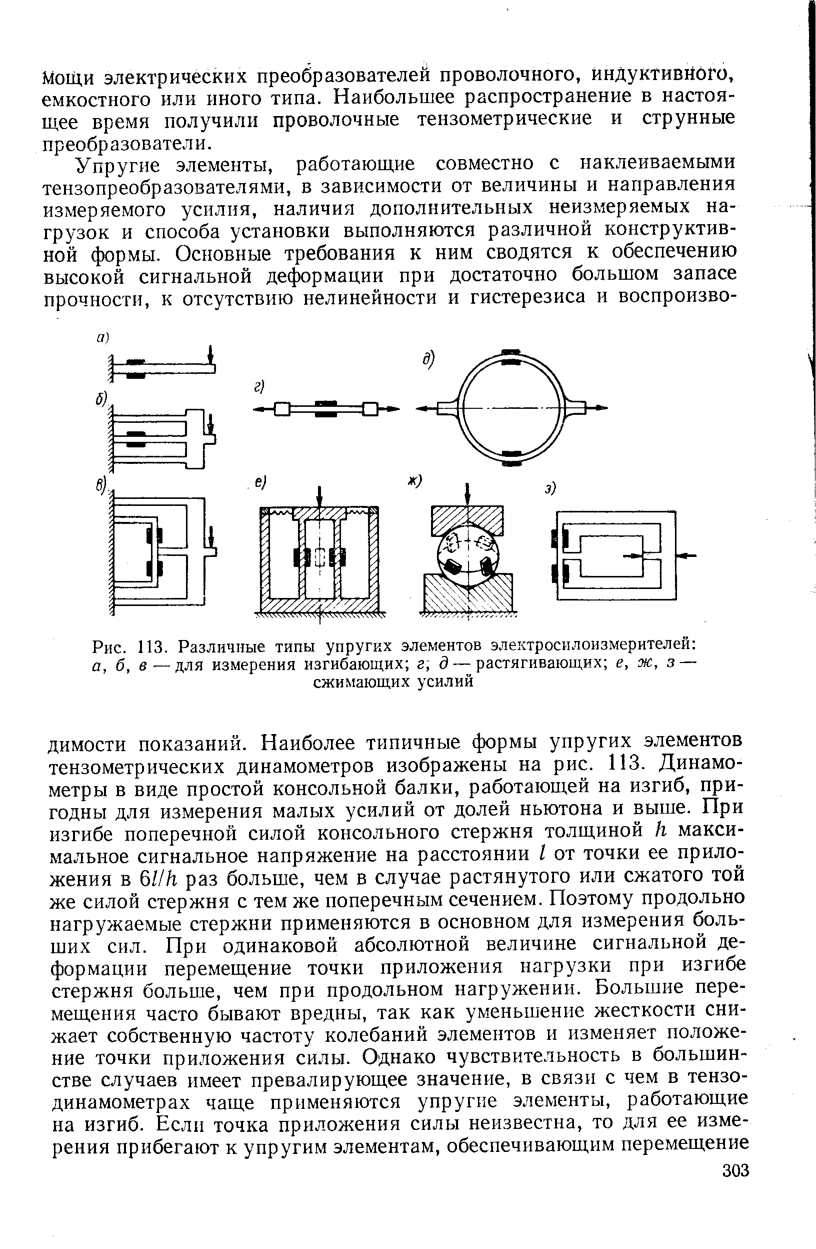 Мощи электрических преобразователей проволочного, индуктивйого, емкостного или иного типа. Наибольшее распространение в настоящее время получили проволочные тензометрические и струнные преобразователи.
