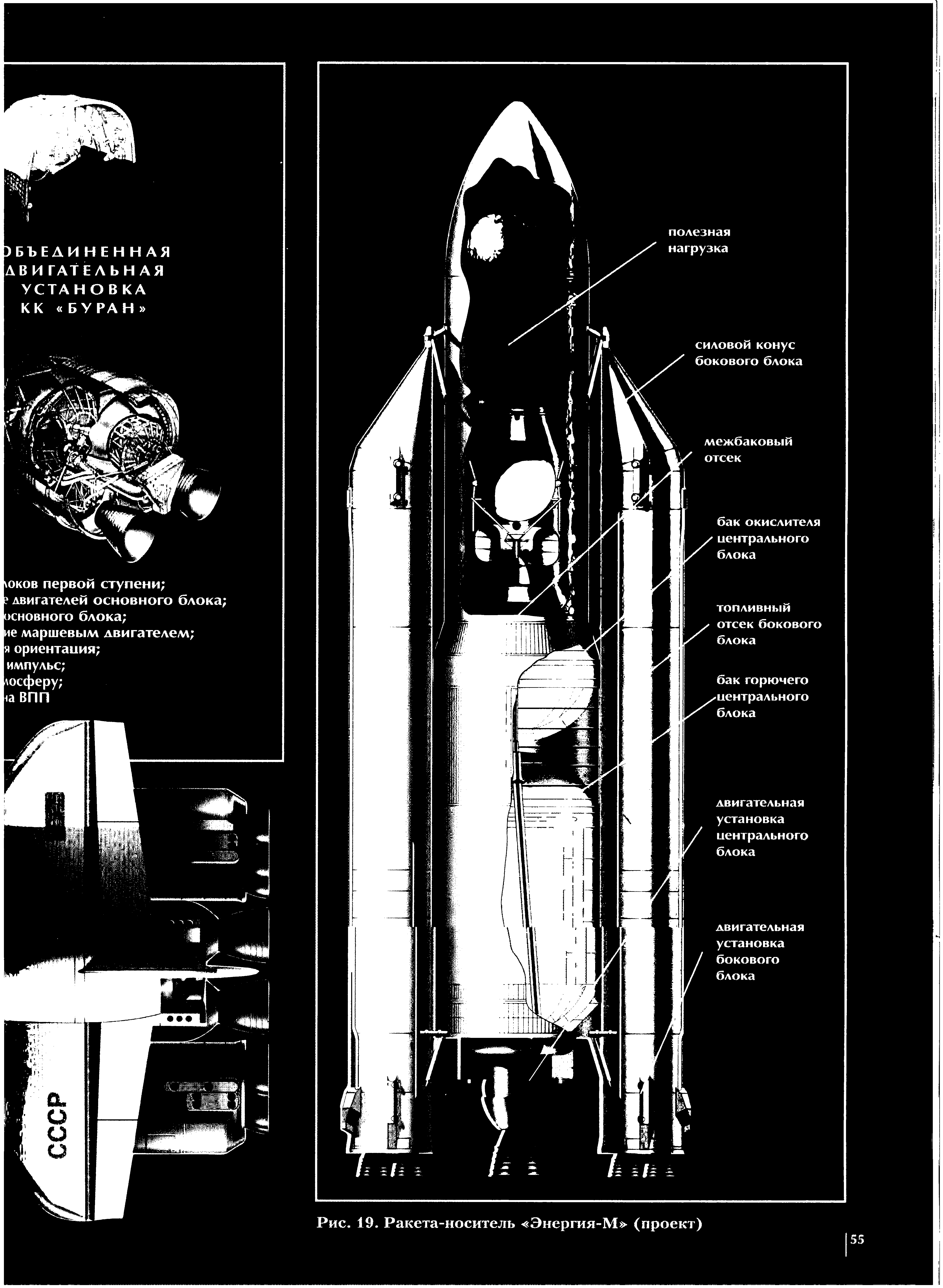 Рис. 19. Ракета-носитель Энергия-М (проект)
