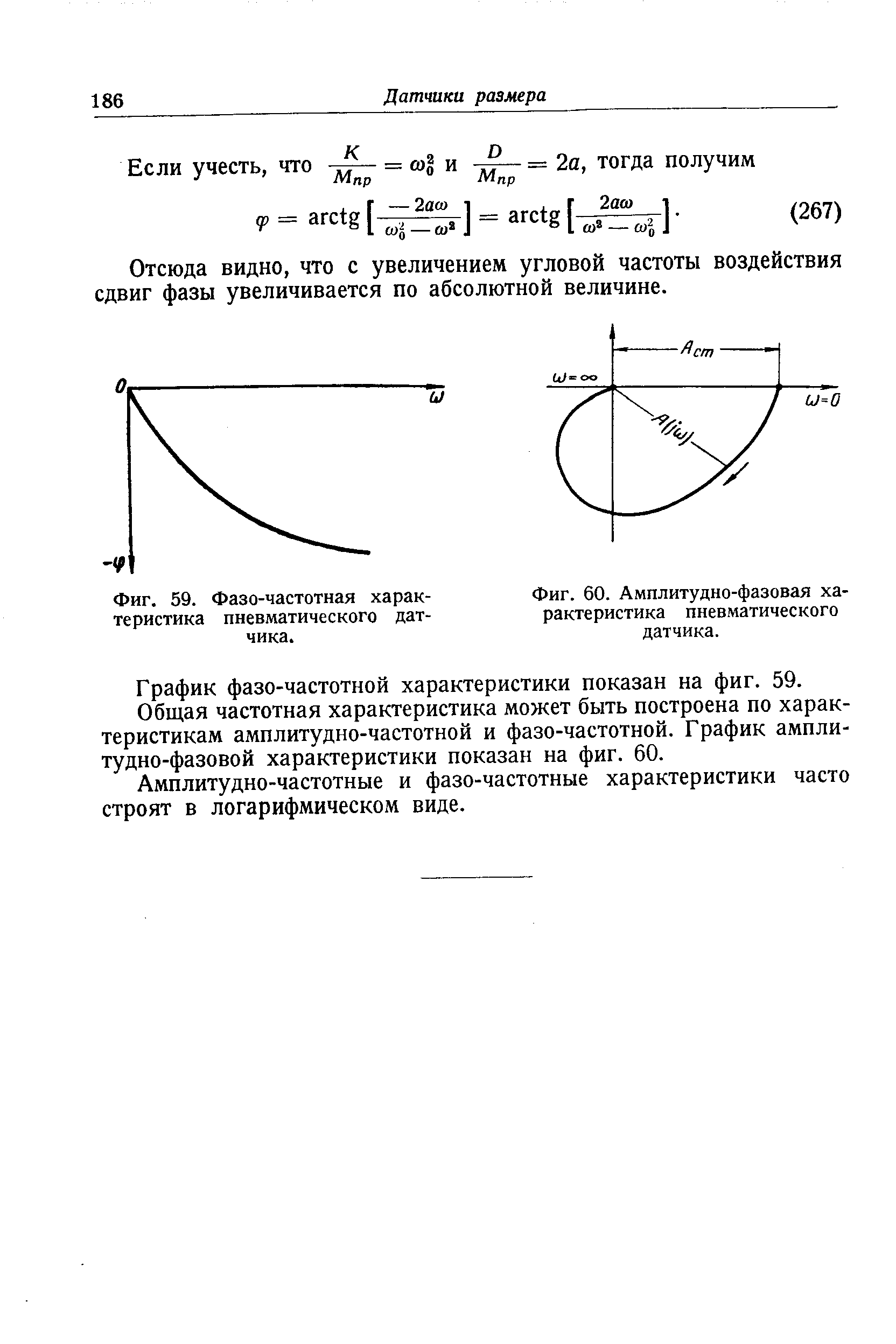 Статическая характеристика датчика