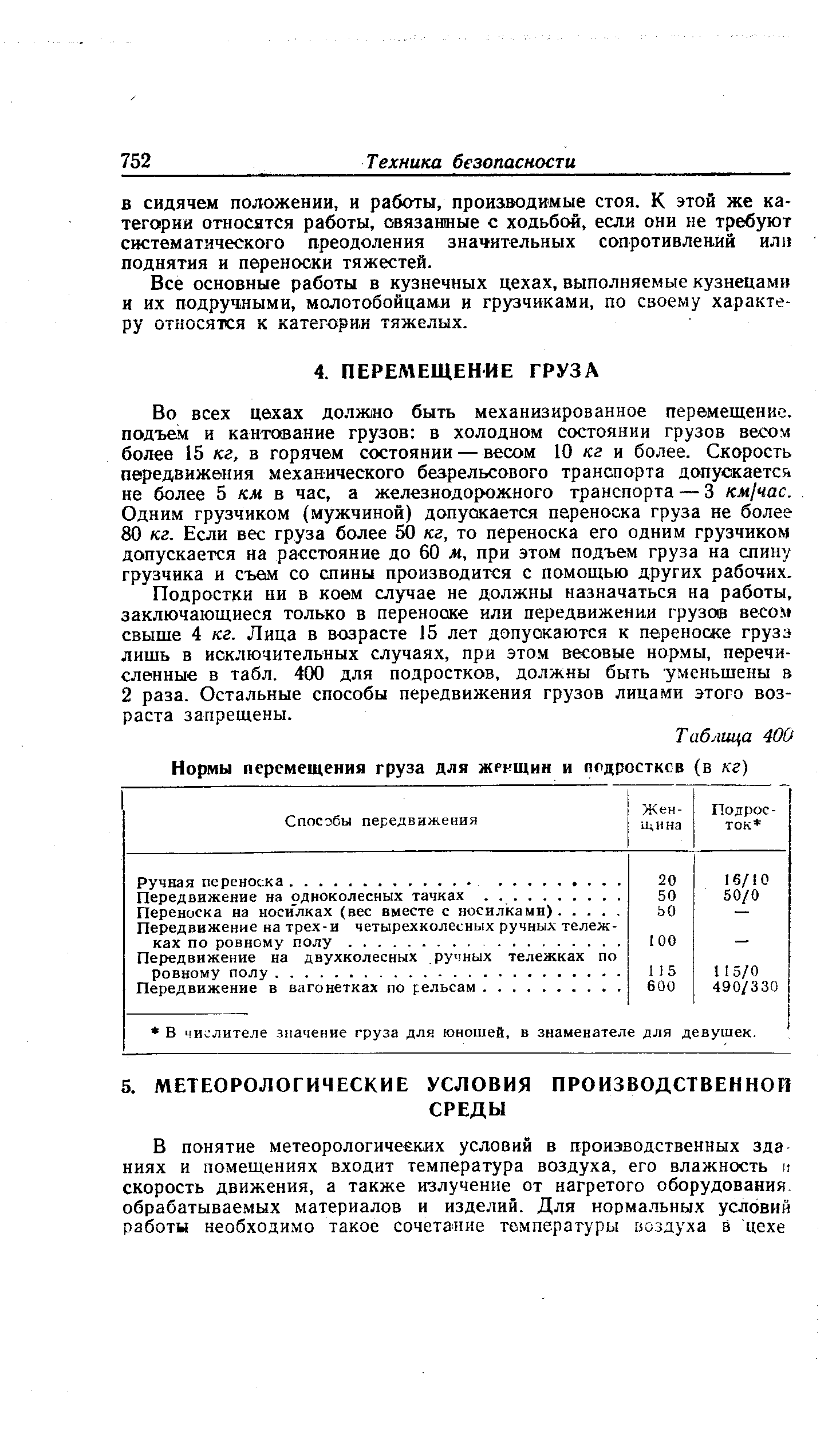 Все основные работы в кузнечных цехах, выполняемые кузнецами и их подручными, молотобойцами и грузчиками, по свое.му характеру относятся к категории тяжелых.
