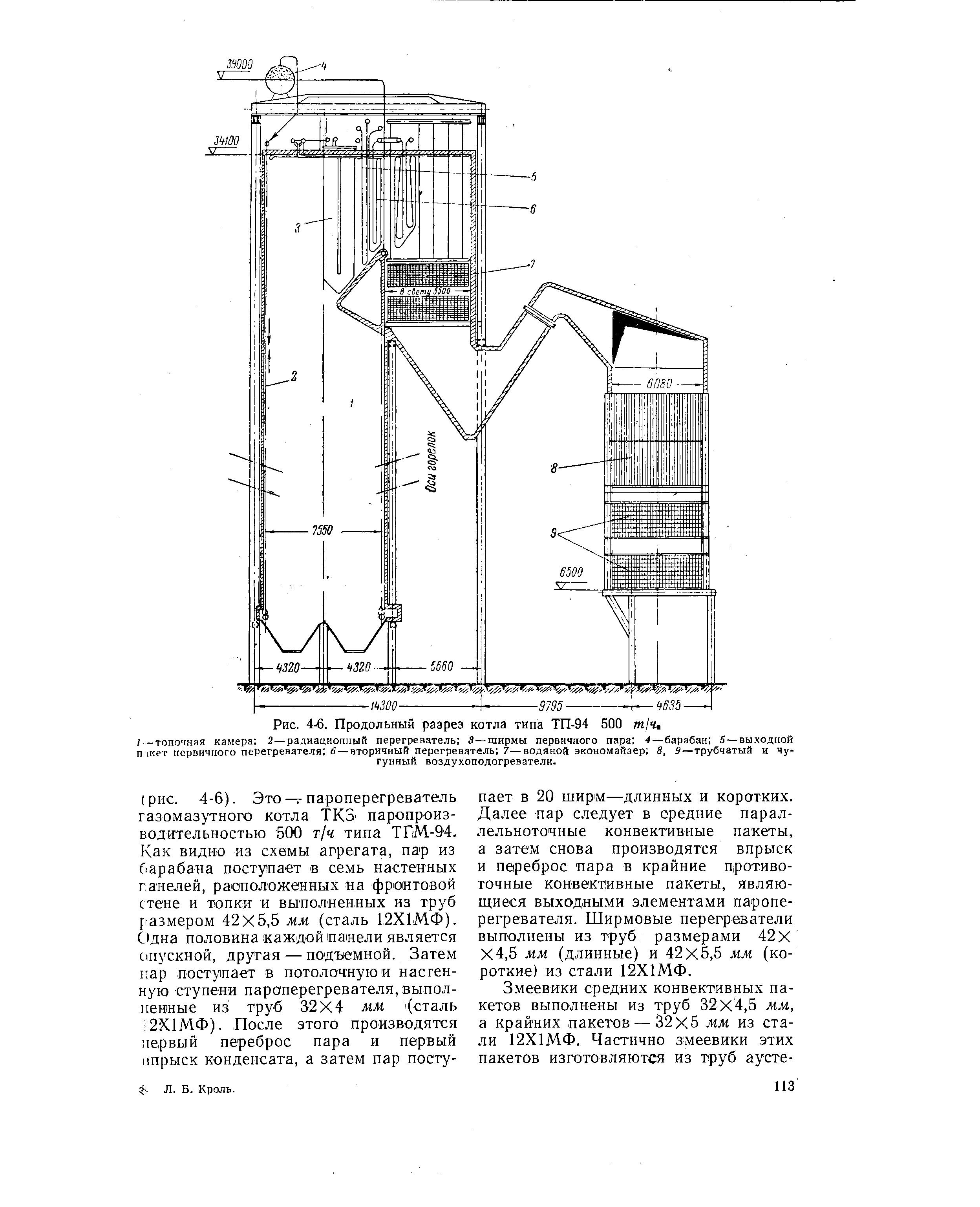 Чертеж котла тп 230