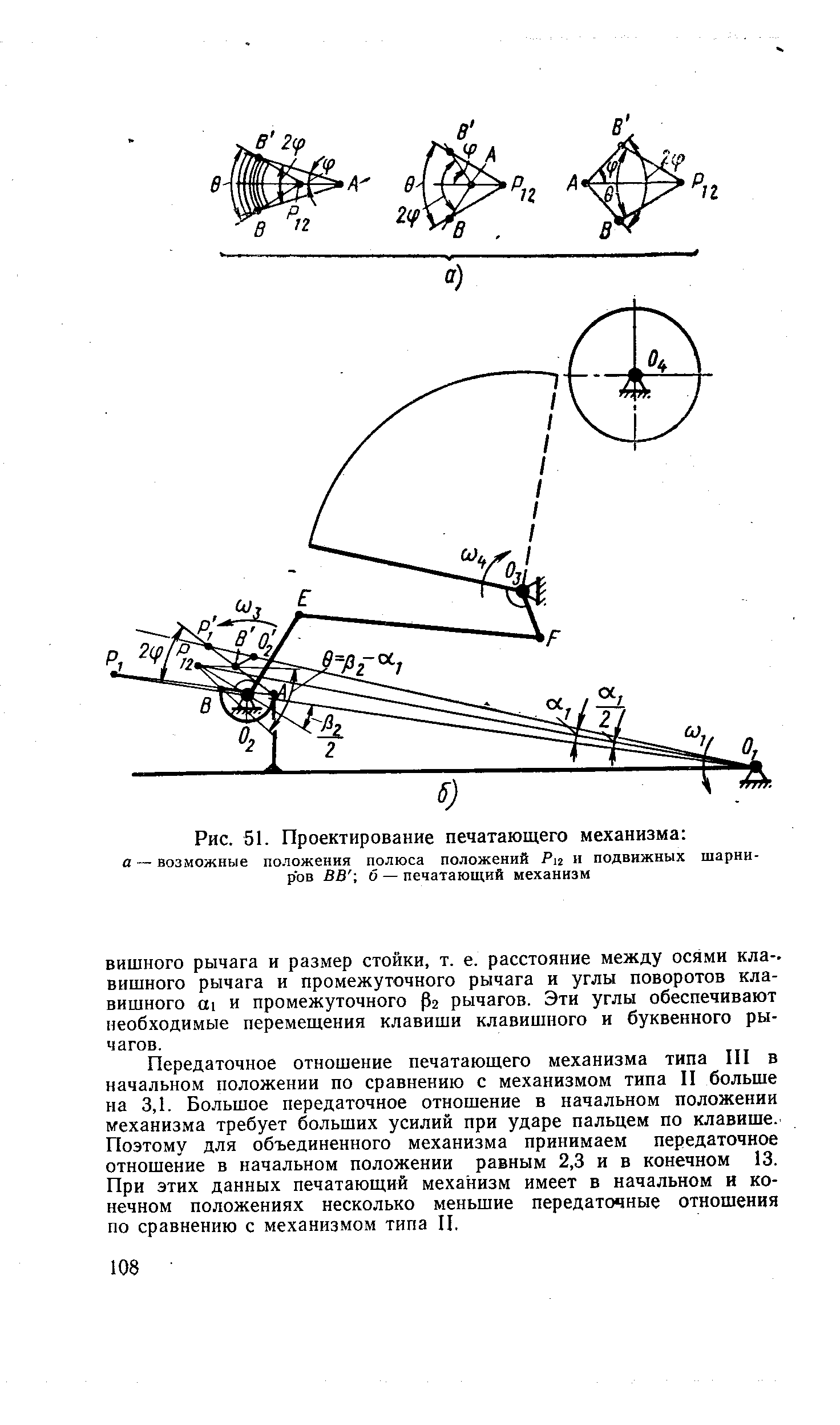 Рис. 51. Проектирование печатающего механизма 
