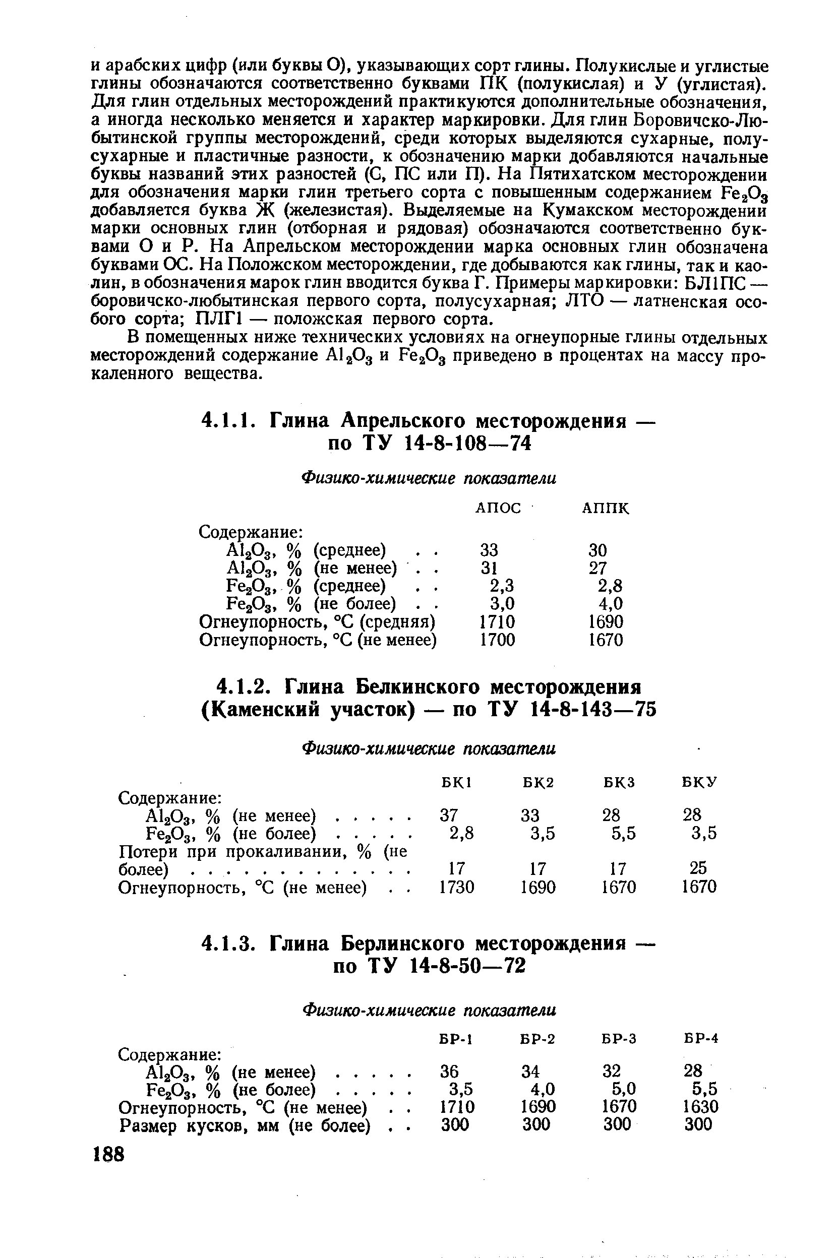 % РеаОз. %, Огнеупорность, Огнеупорность.
