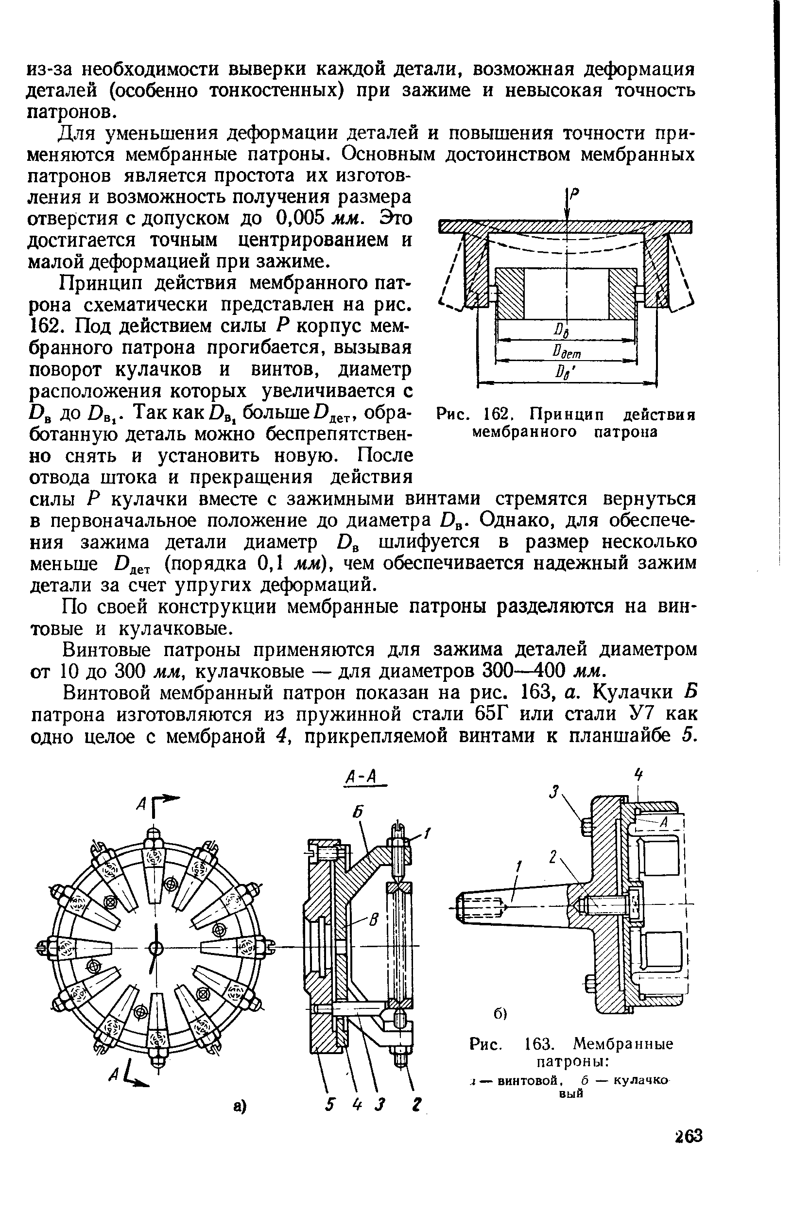 Мембранный патрон чертеж