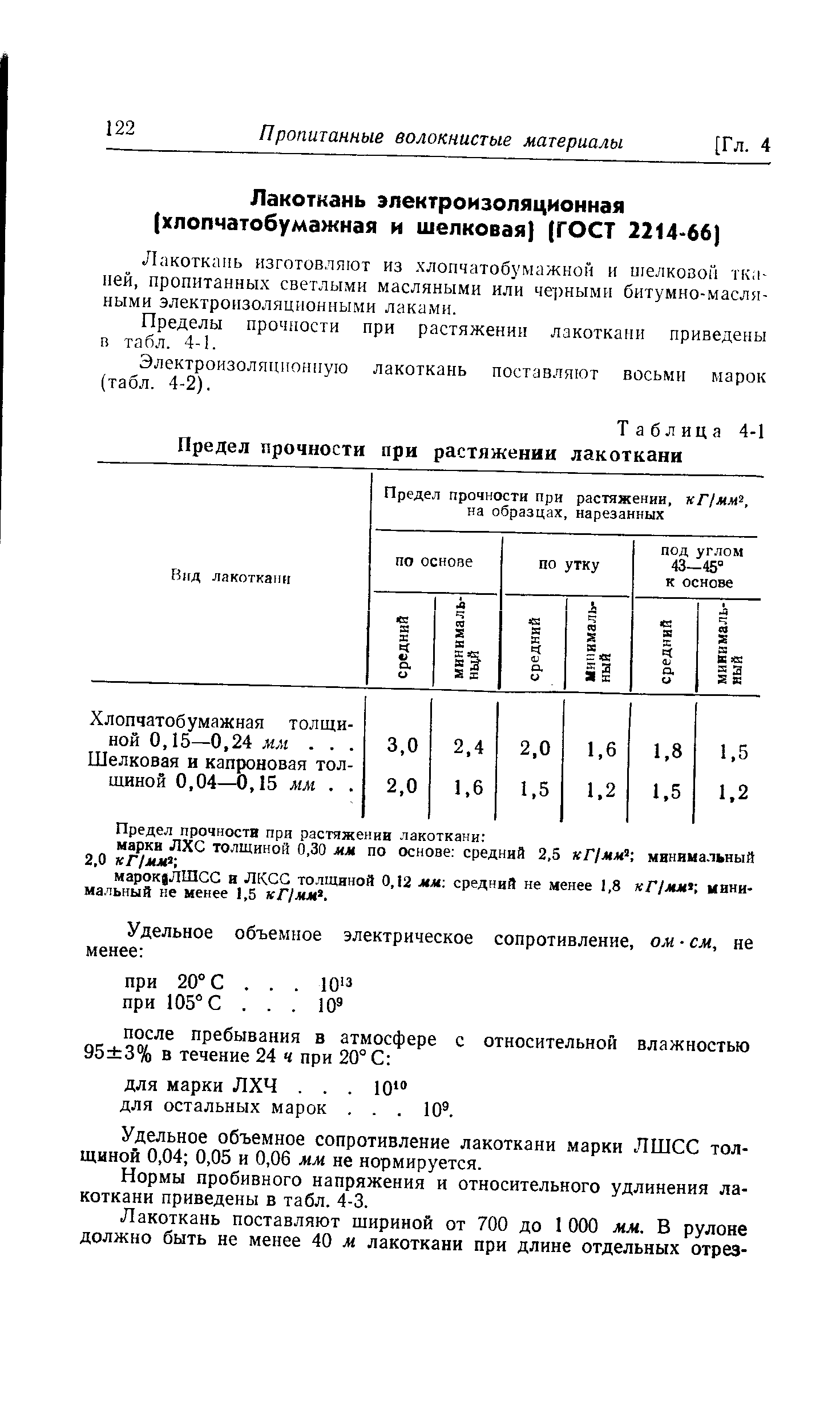 Лакоткань изготовляют из. хлопчатобумажной и шелковой тканей, пропитанных светлыми масляными или черными битумно-масля-ными электроизоляционными лаками.
