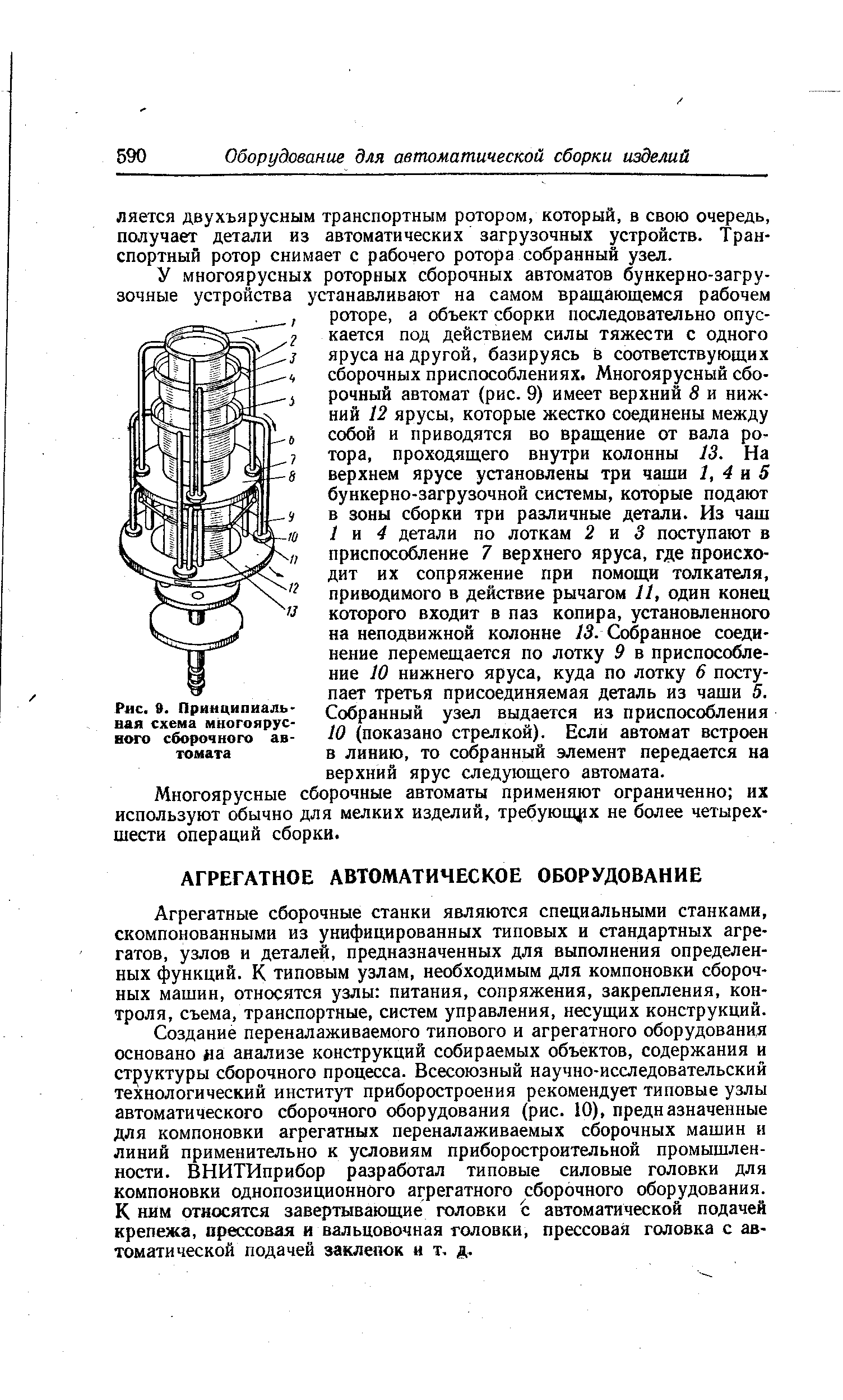 Агрегатные сборочные станки являются специальными станками, скомпонованными из унифицированных типовых и стандартных агрегатов, узлов и деталей, предназначенных для выполнения определенных функций. К типовым узлам, необходимым для компоновки сборочных машин, относятся узлы питания, сопряжения, закрепления, контроля, съема, транспортные, систем управления, несущих конструкций.
