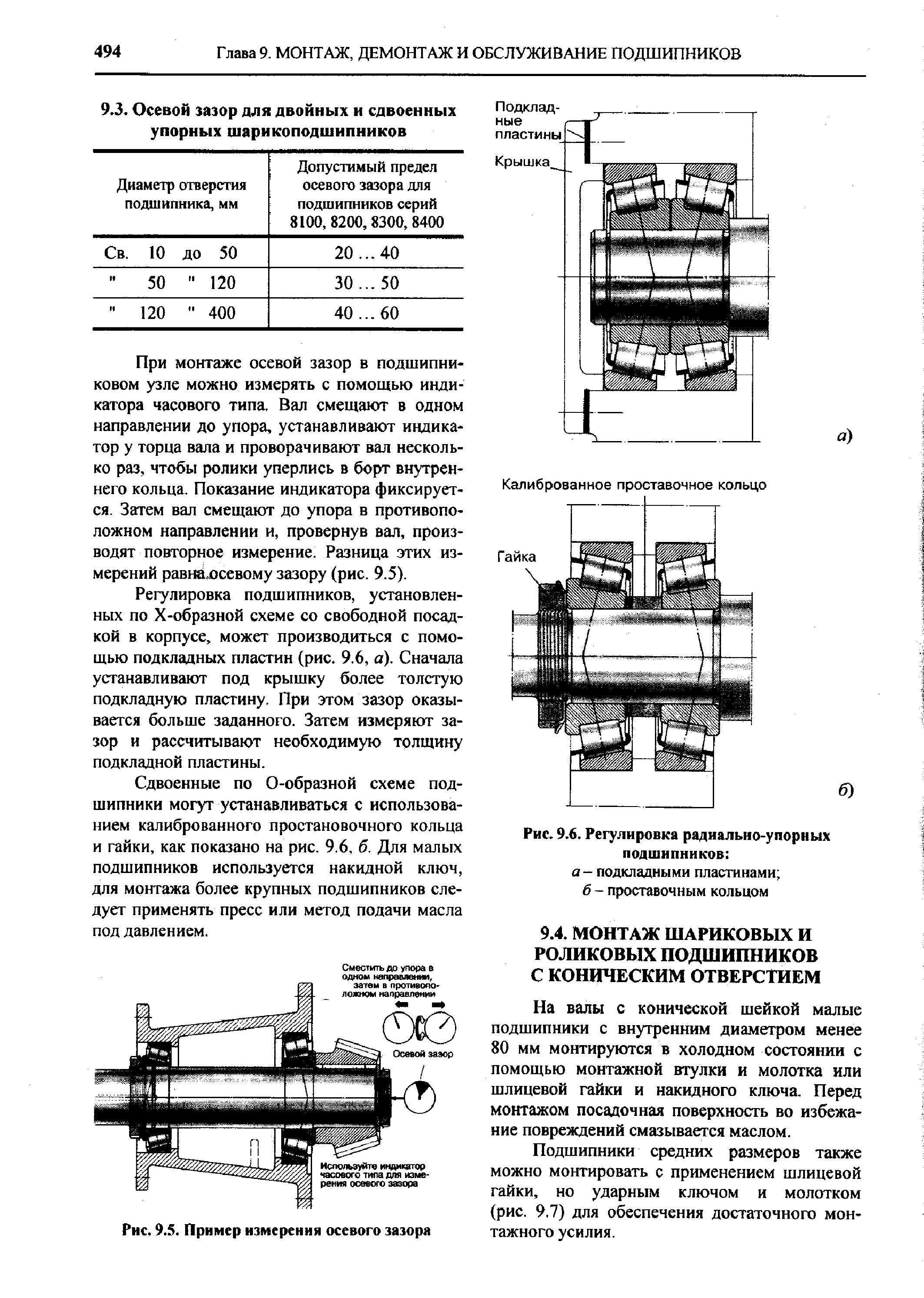 Регулировка подшипников