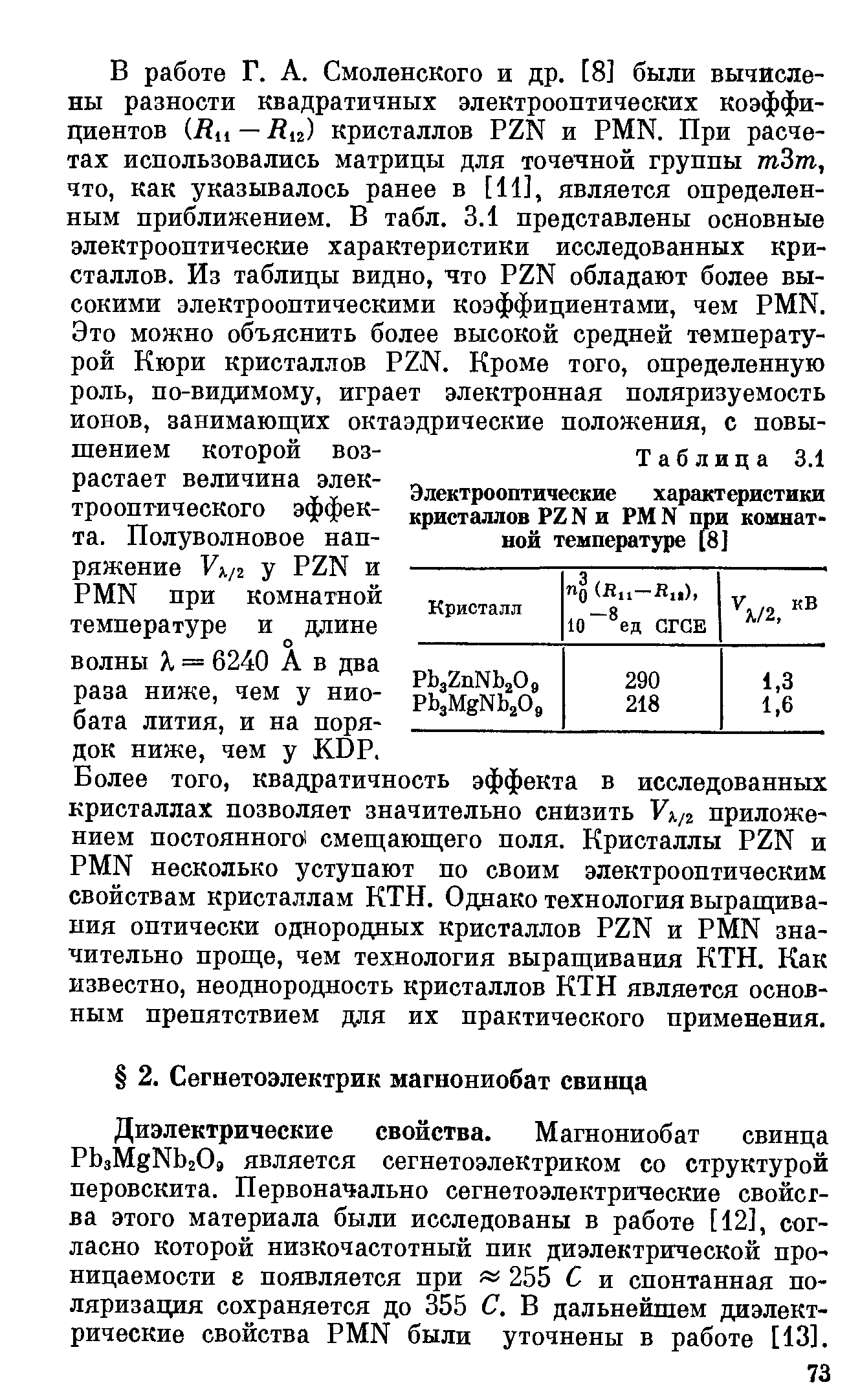 Диэлектрические свойства. Магнониобат свинца PbsMgNbzOa является сегнетоэлектриком со структурой перовскита. Первоначально сегнетоэлектрические свойства этого материала были исследованы в работе [12], согласно которой низкочастотный пик диэлектрической проницаемости 8 появляется при 255 С и спонтанная поляризация сохраняется до 355 С. В дальнейшем диэлектрические свойства PMN были уточнены в работе [13].
